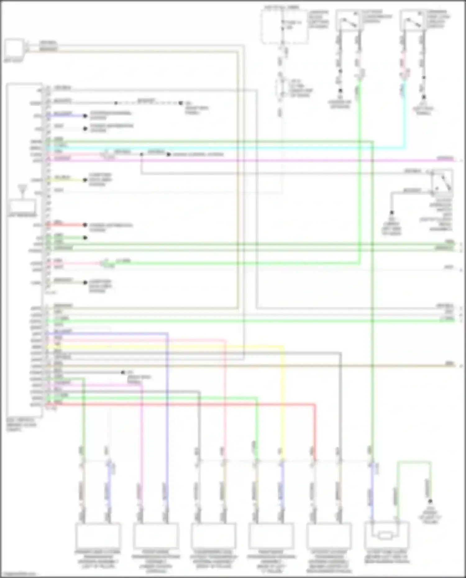 Wiring diagram c-124 for Mitsubishi Mirage VI facelift (2015-2020) (2 of 28)
