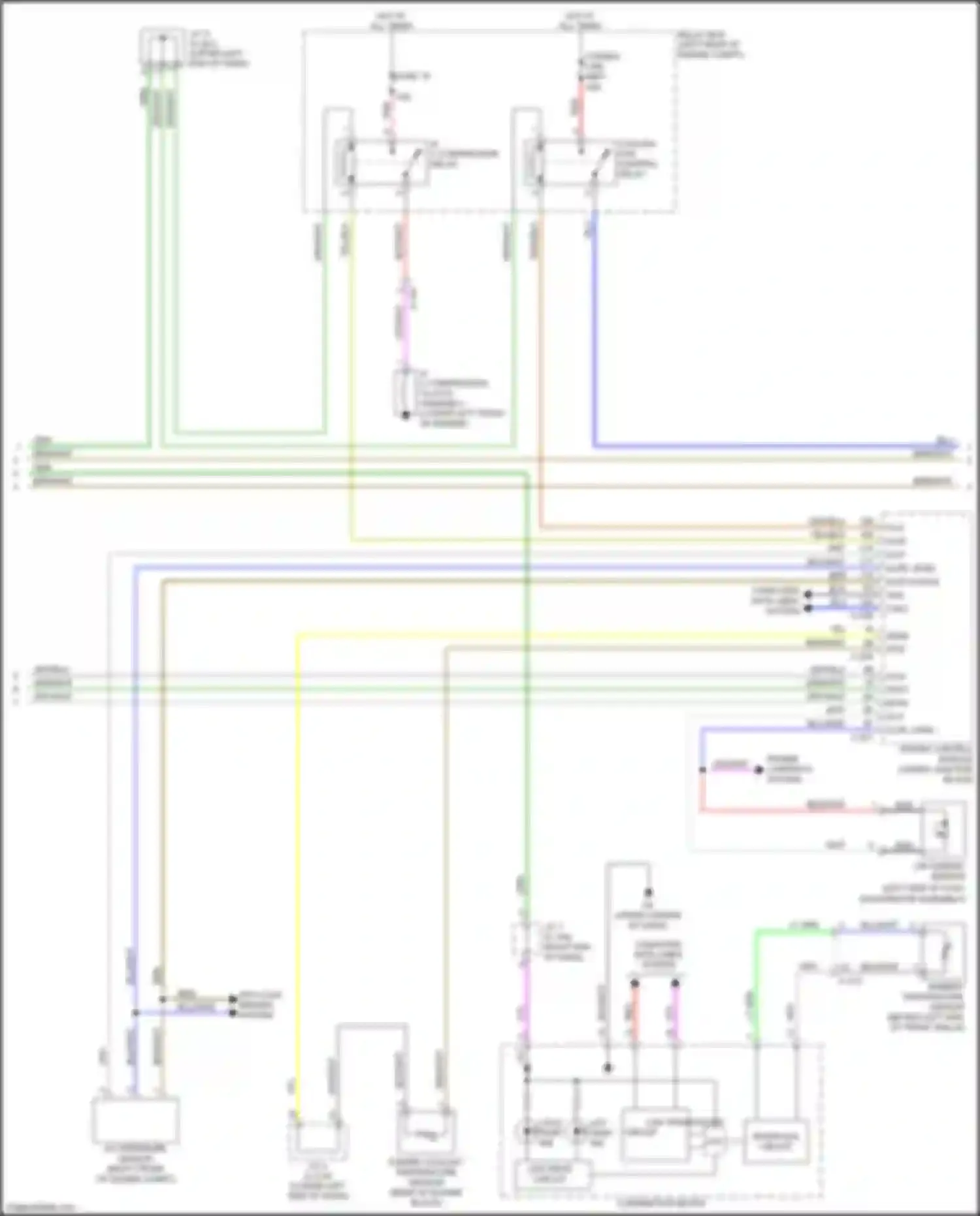 Wiring diagram c-212 for Mitsubishi Mirage VI facelift (2015-2020) (2 of 9)
