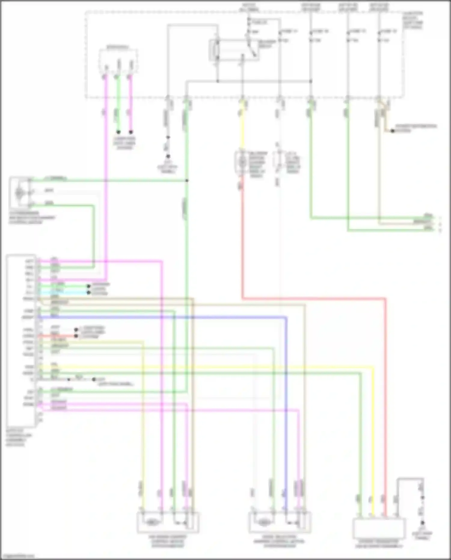 Wiring diagram c-405 for Mitsubishi Mirage VI facelift (2015-2020) (1 of 18)