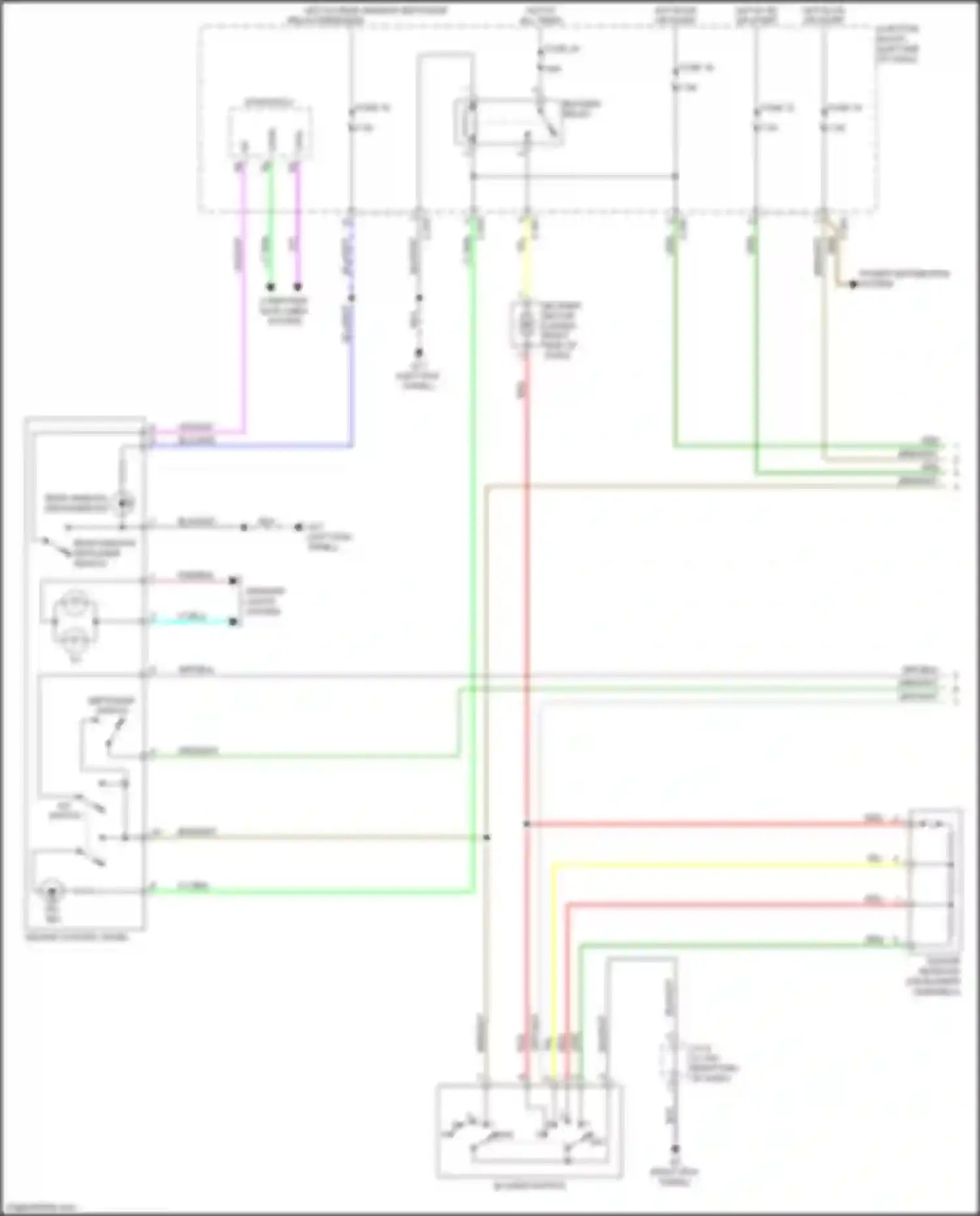 Wiring diagram computer data lines system for Mitsubishi Mirage VI facelift (2015-2020) (8 of 54)