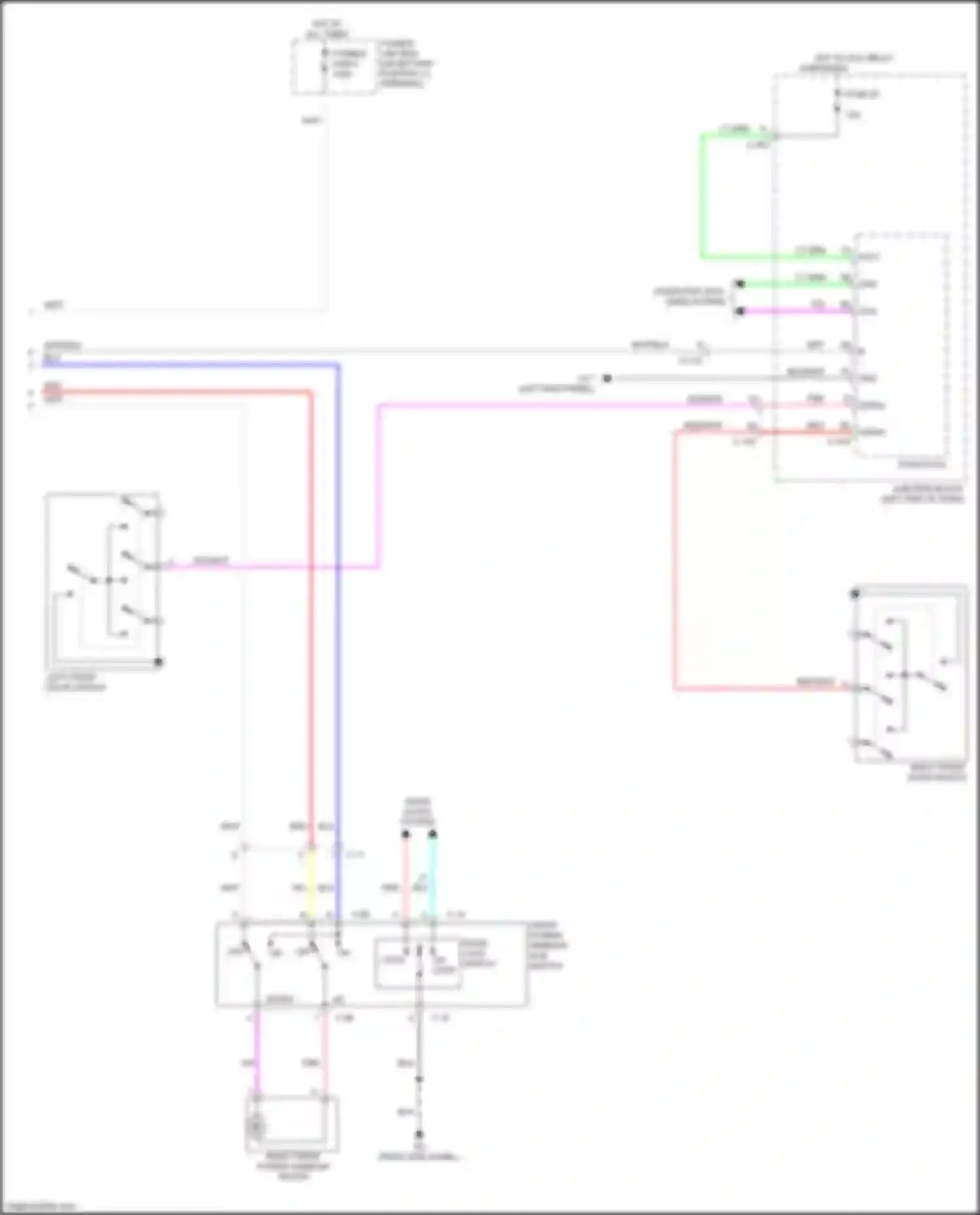Wiring diagram fusible link box for Mitsubishi Mirage VI facelift (2015-2020) (7 of 10)