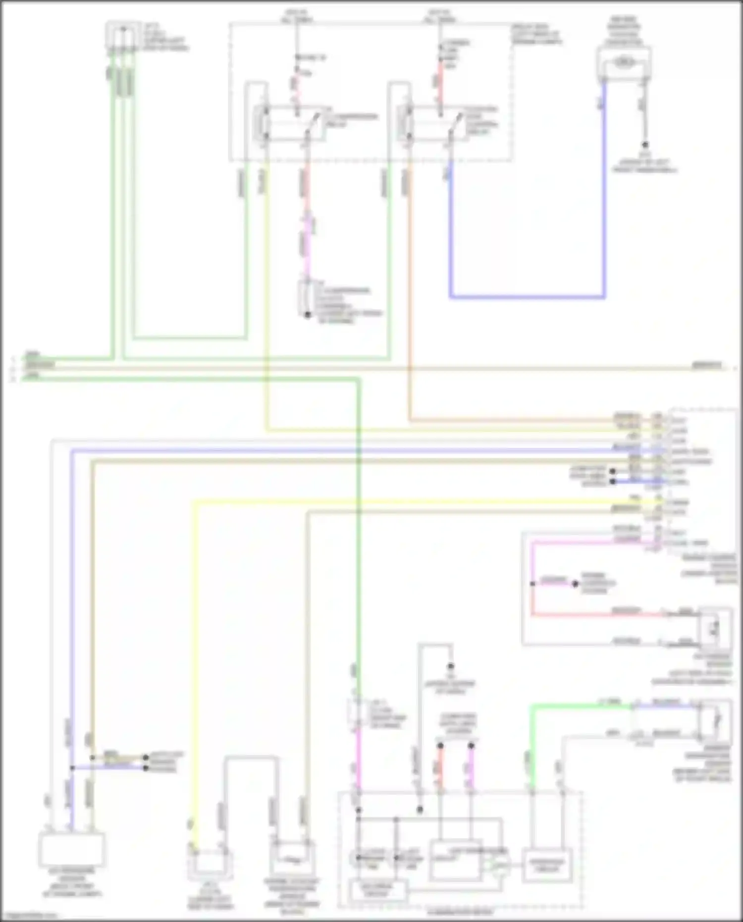 Wiring diagram hot temp ind for Mitsubishi Mirage VI facelift (2015-2020) (1 of 4)