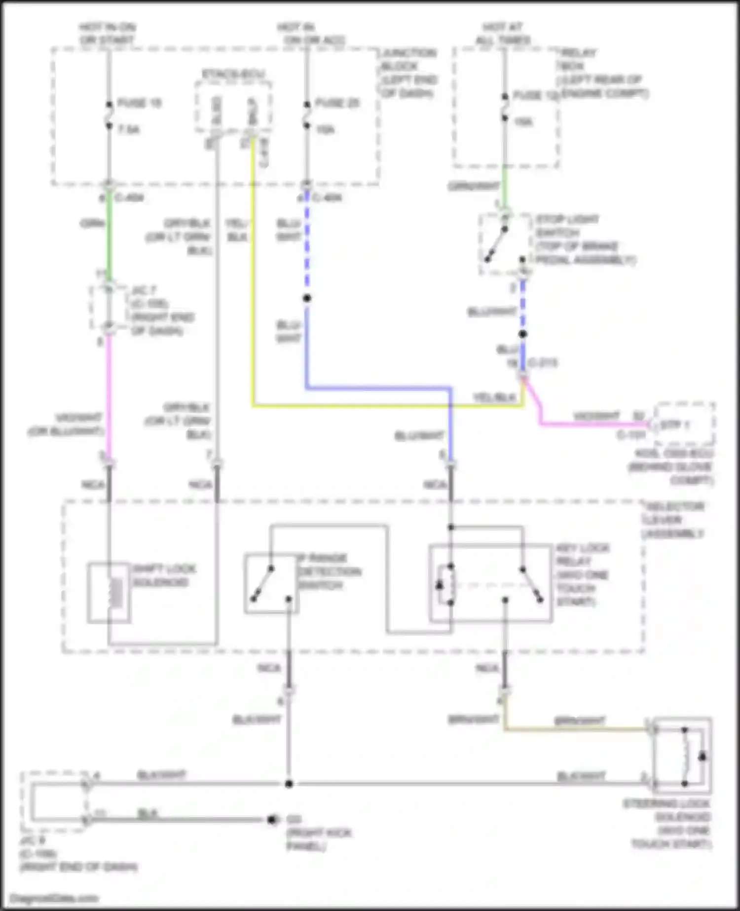 Wiring diagram junction block for Mitsubishi Mirage VI facelift (2015-2020) (32 of 35)