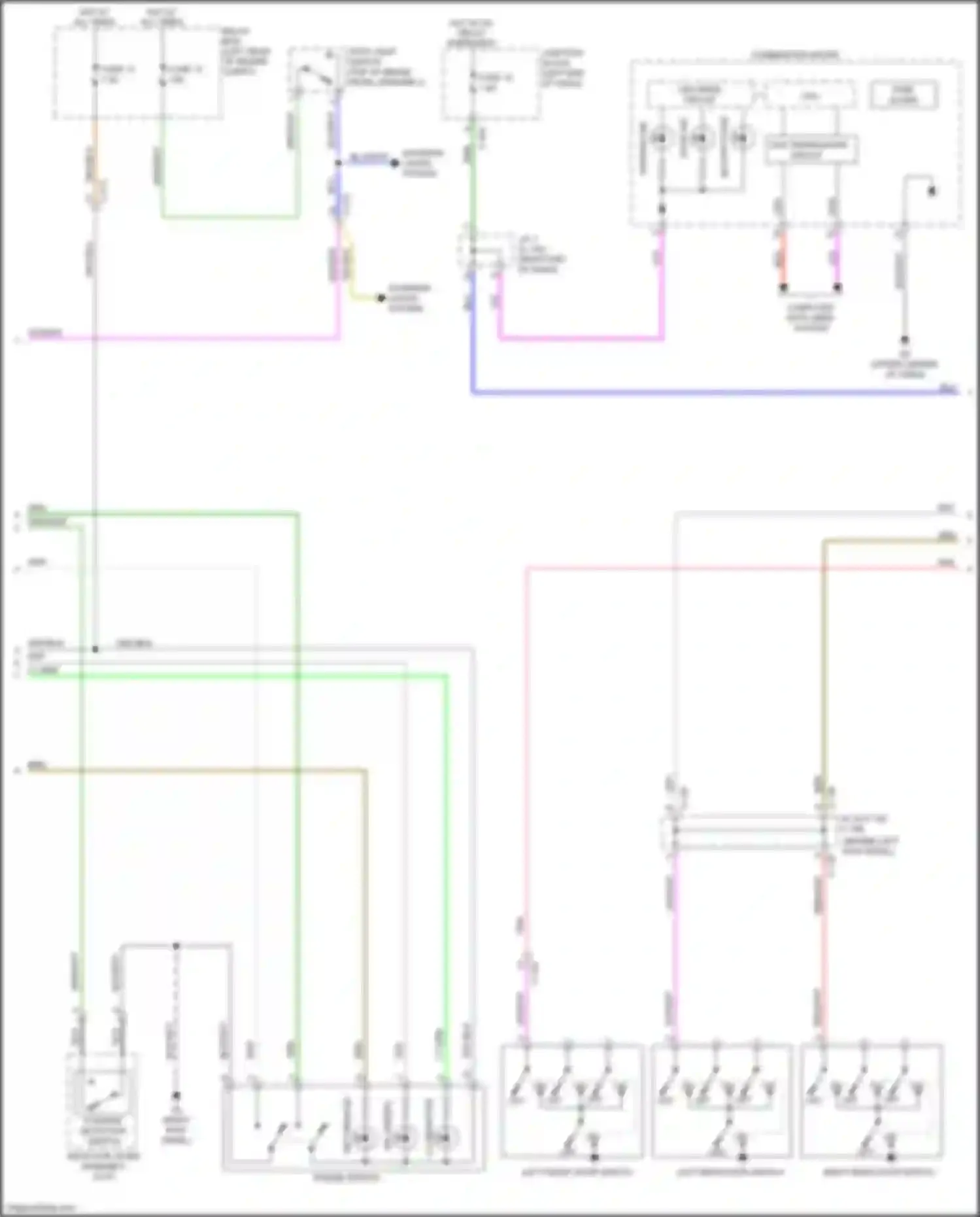Wiring diagram kos/oss ind for Mitsubishi Mirage VI facelift (2015-2020) (1 of 5)