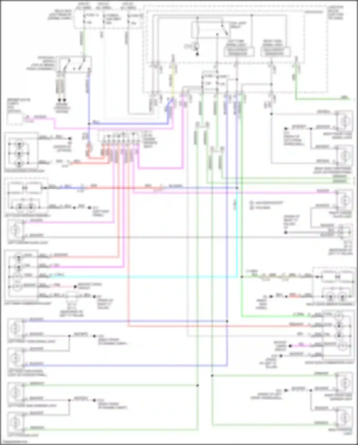 Wiring diagram pnk for Mitsubishi Mirage VI facelift (2015-2020) (4 of 49)