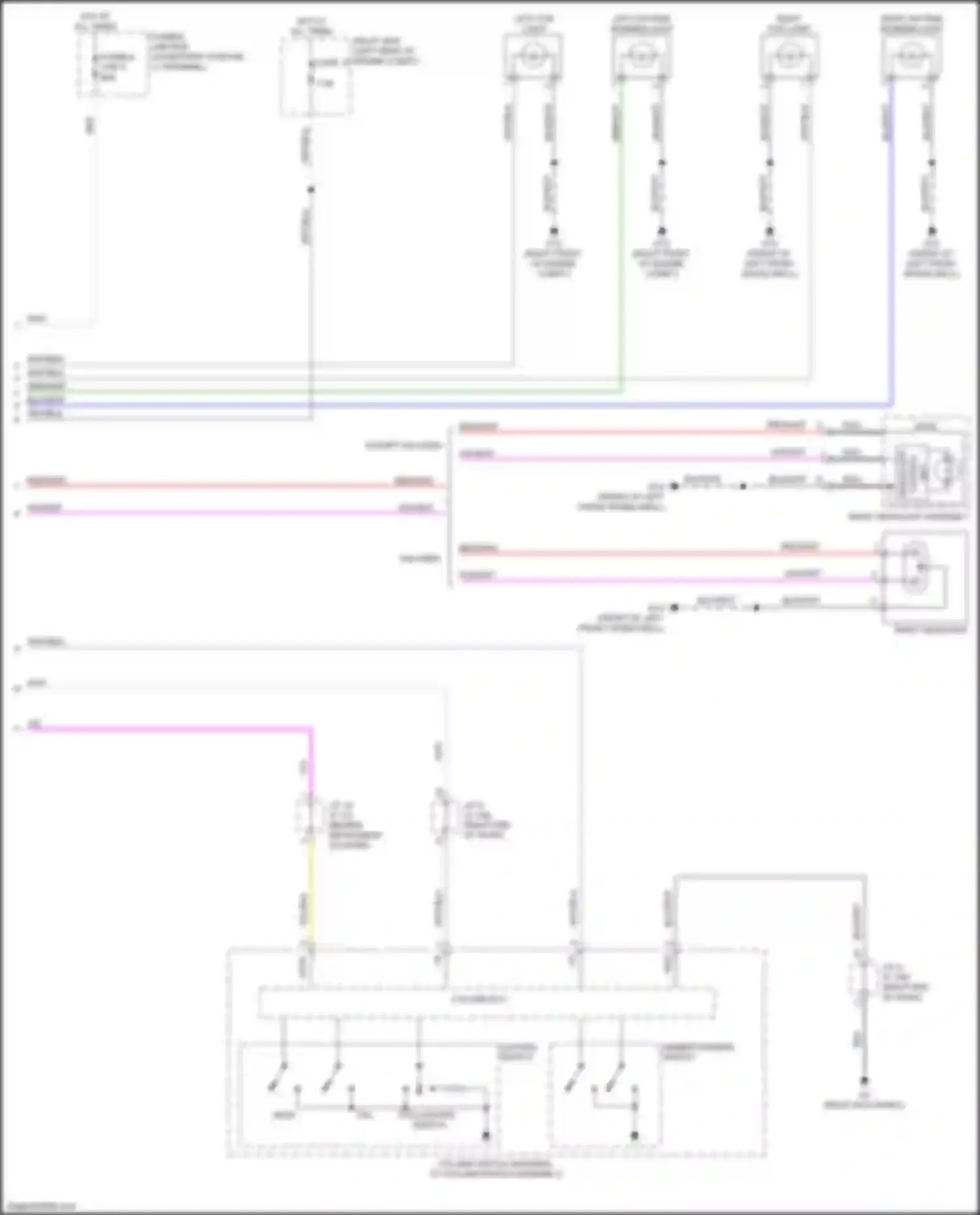 Wiring diagram right end of dash) for Mitsubishi Mirage VI facelift (2015-2020) (23 of 50)