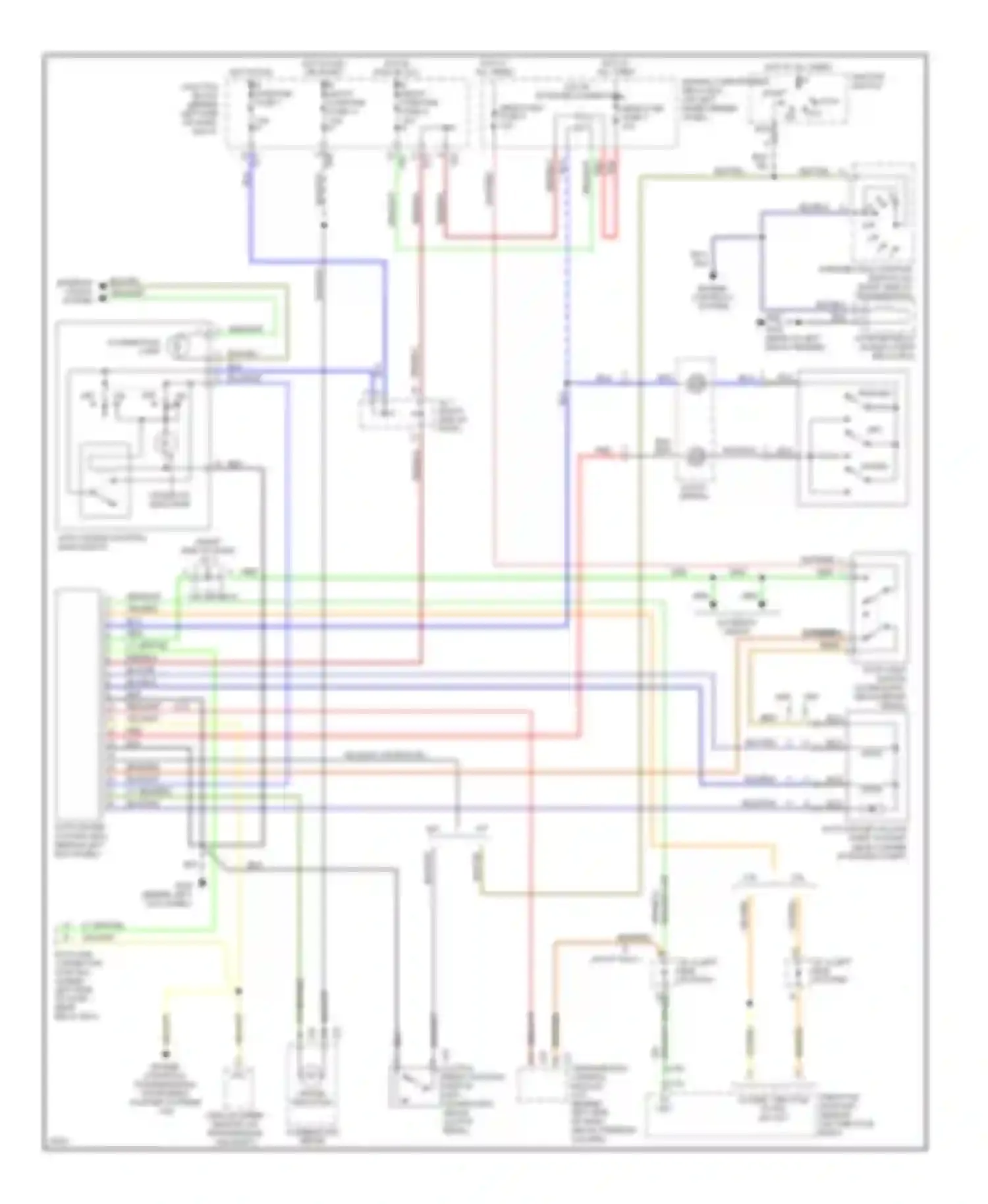 Montero Mitsubishi II (1991-2000): Cruise control circuit
