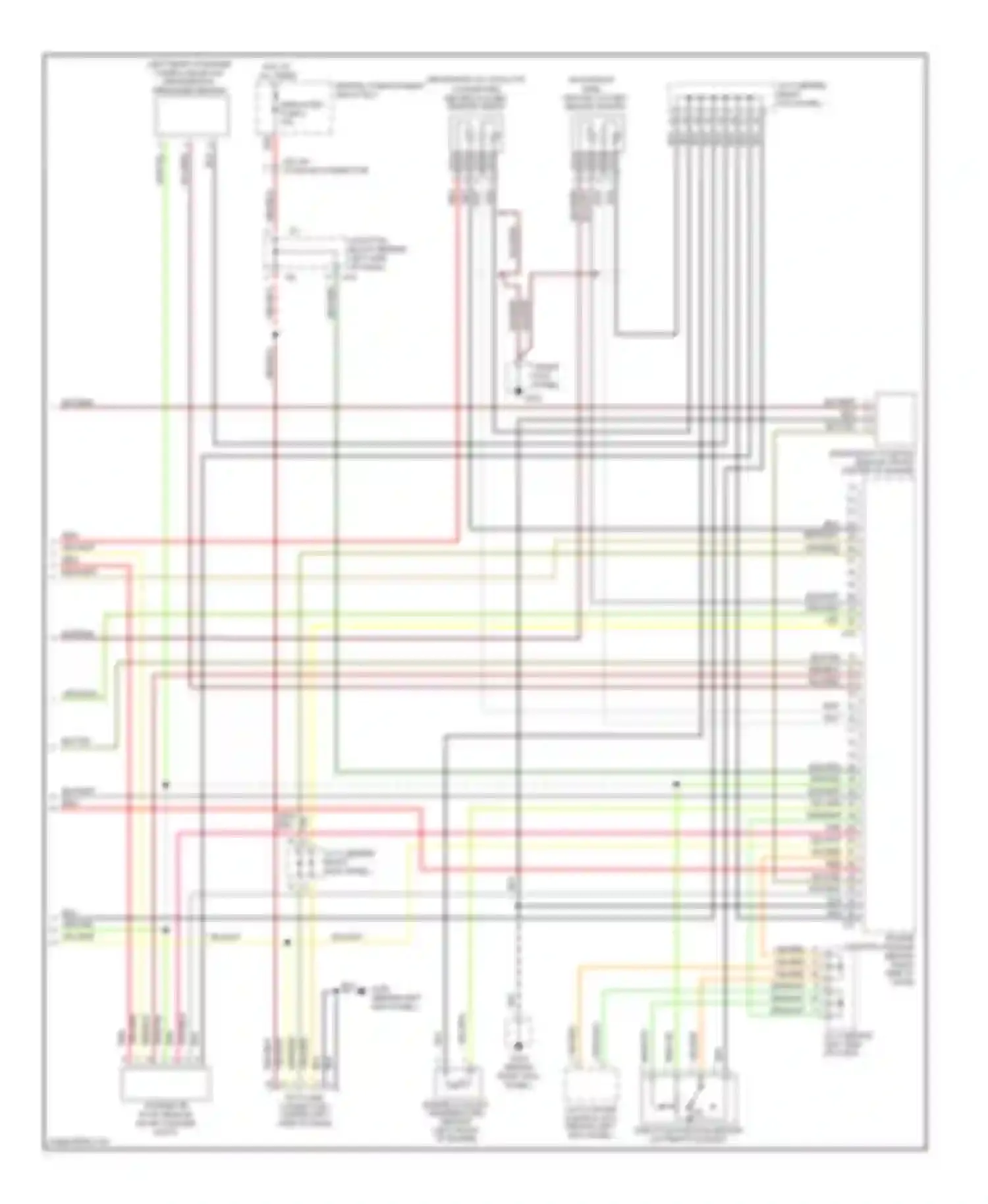 Montero Mitsubishi II (1991-2000): Wiring diagram engine performance 2.4ls, california (3 of 3)