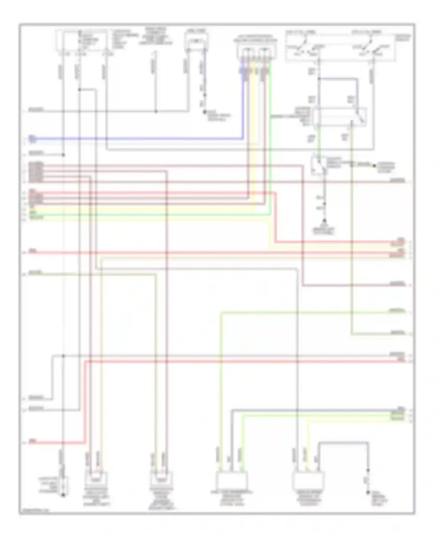 Montero Mitsubishi II (1991-2000): Wiring diagram engine performance 2.4ls, federal (2 of 3)