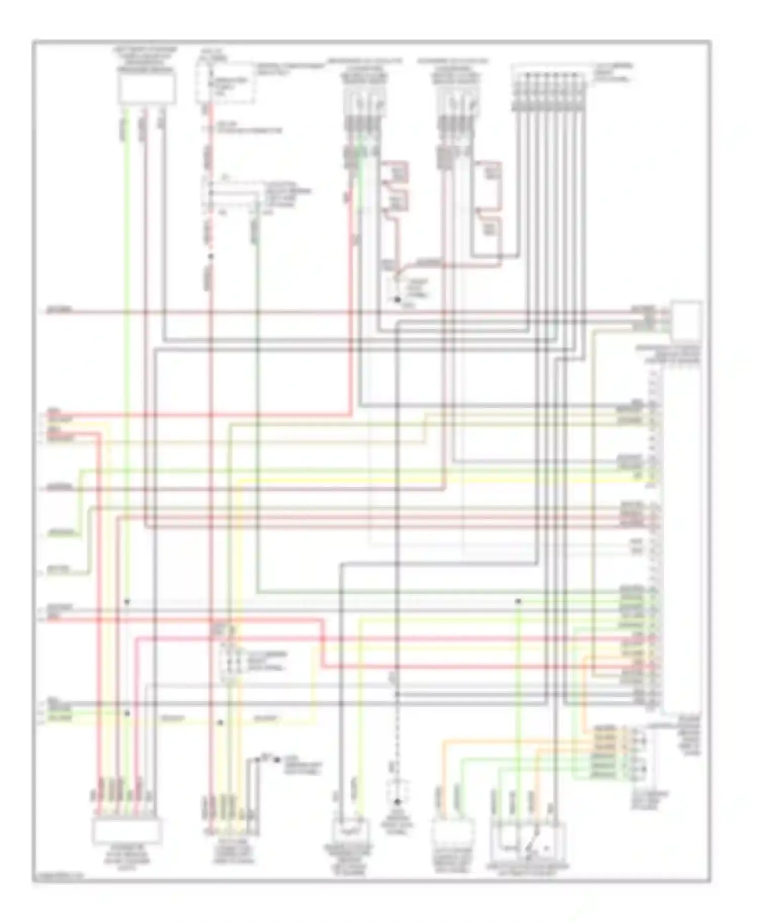 Montero Mitsubishi II (1991-2000): Wiring diagram engine performance 2.4ls, federal (3 of 3)