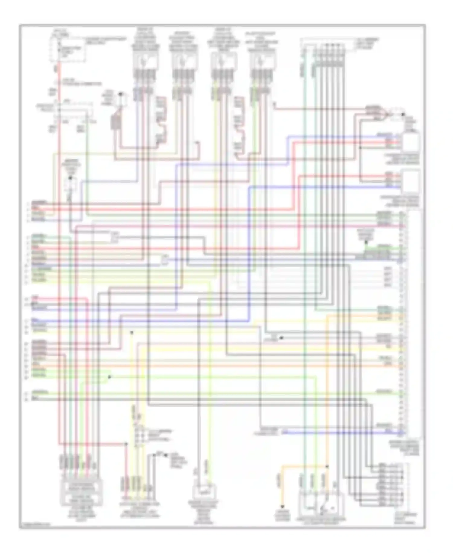 Montero Mitsubishi II (1991-2000): Wiring diagram engine performance 3.0ls, california (3 of 3)