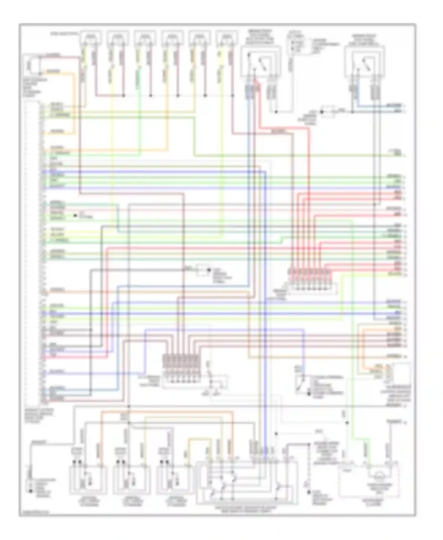 Montero Mitsubishi II (1991-2000): Wiring diagram engine performance 3.0ls, federal (1 of 3)