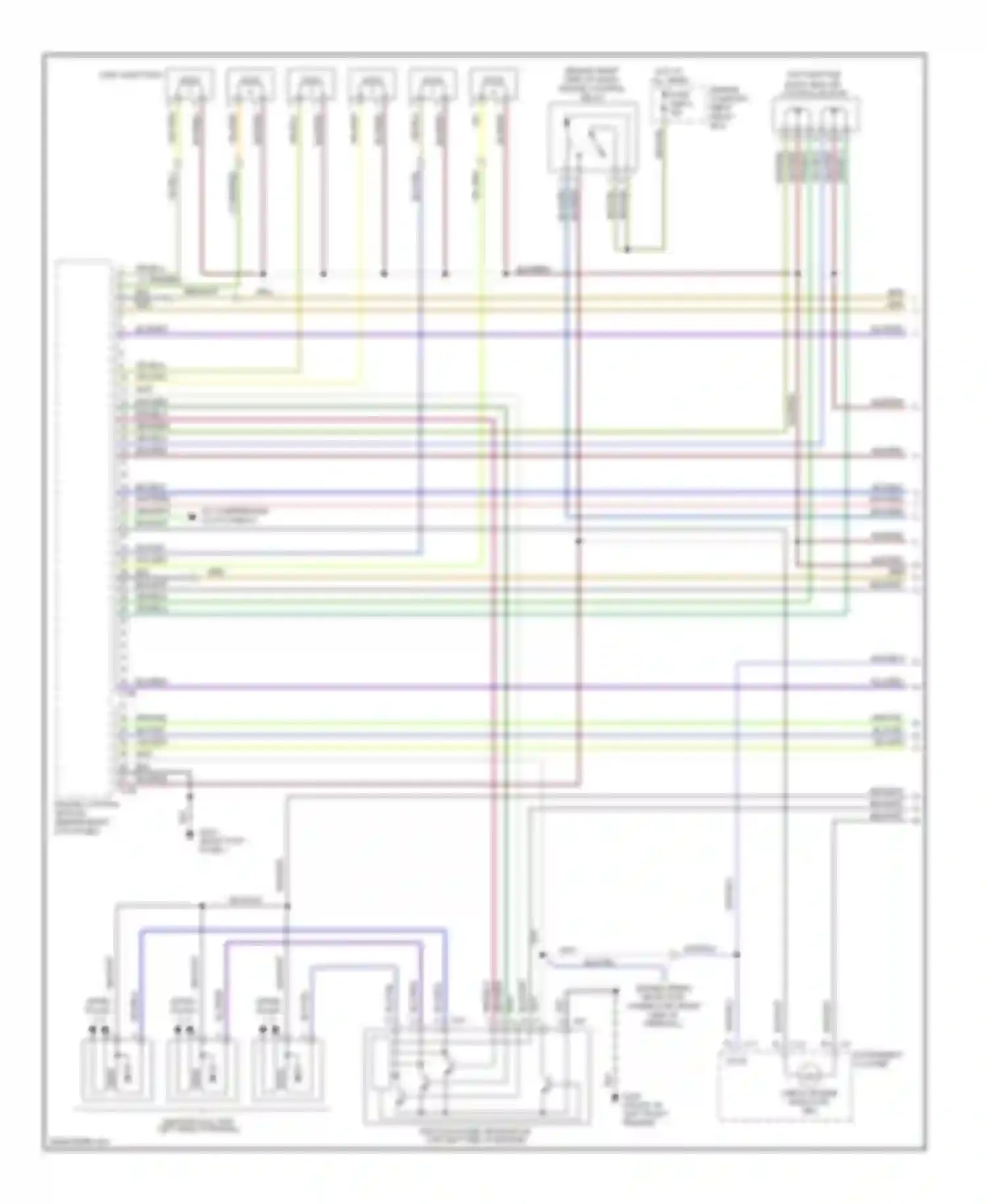 Montero Mitsubishi II (1991-2000): Wiring diagram engine performance 3.5ls, california (1 of 3)