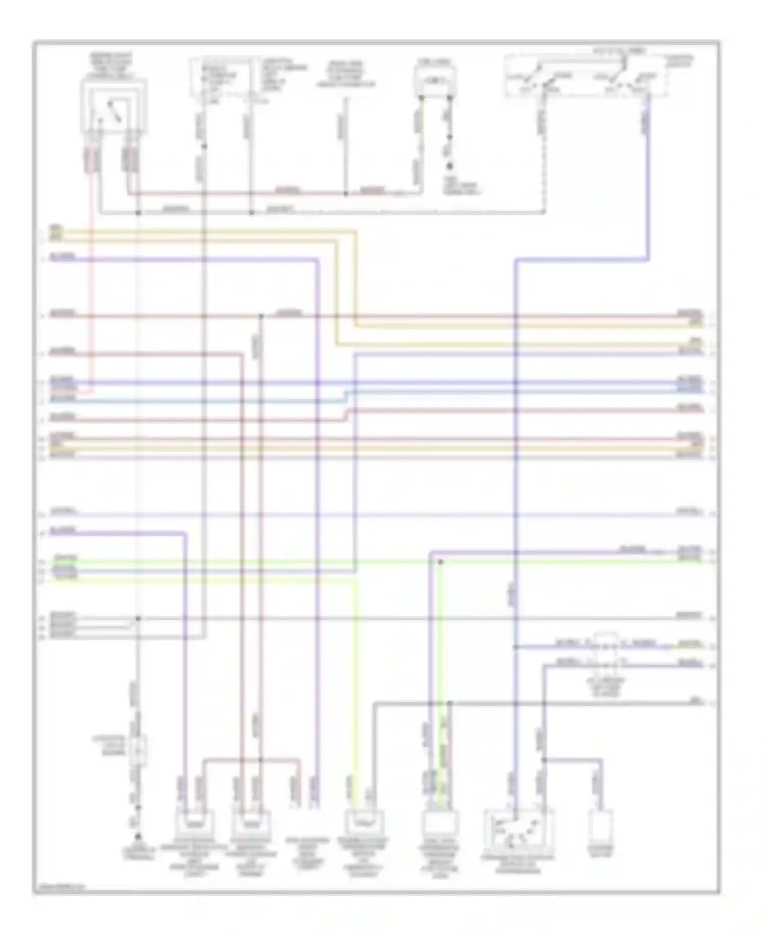 Montero Mitsubishi II (1991-2000): Wiring diagram engine performance 3.5ls, california (2 of 3)