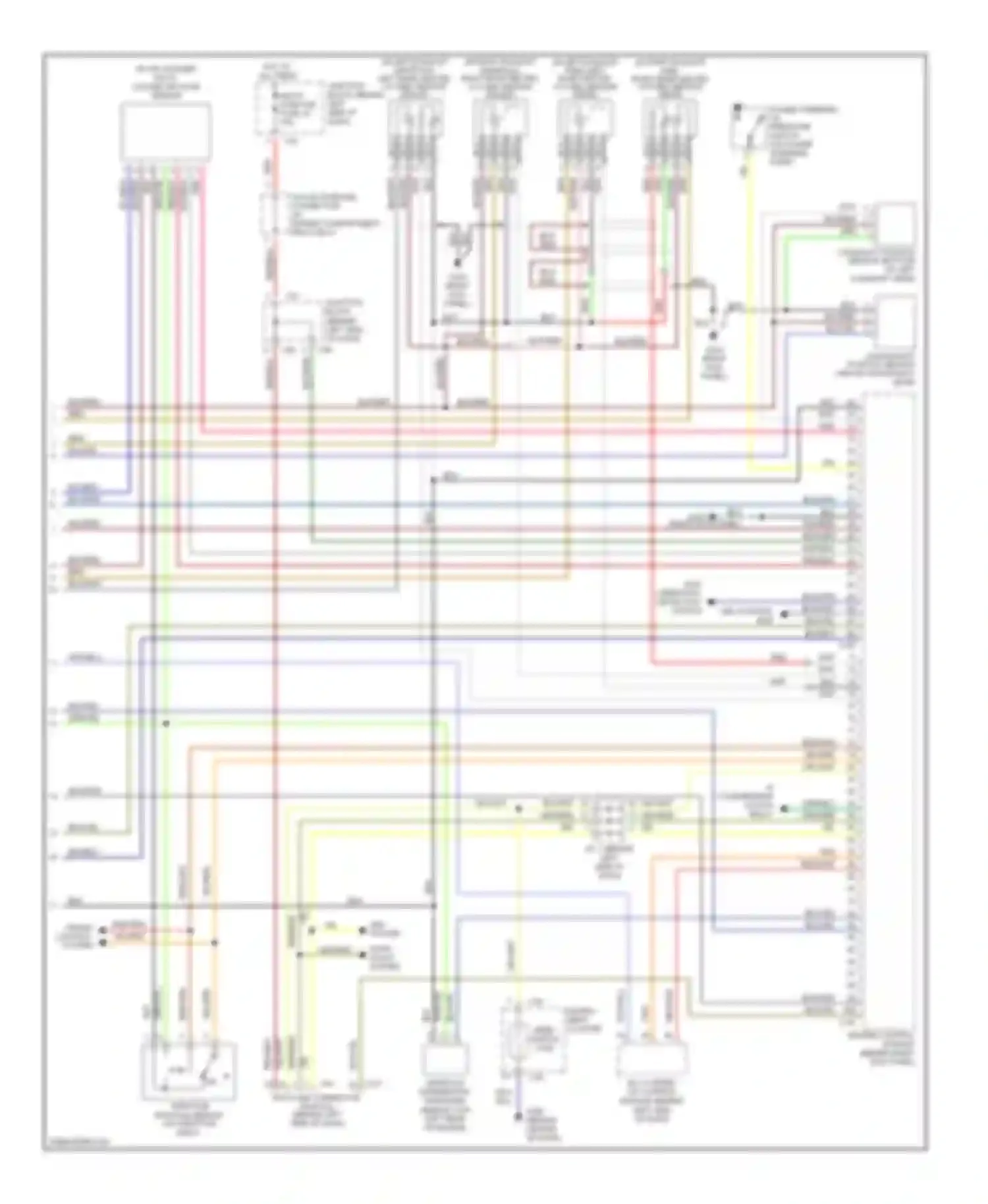 Montero Mitsubishi II (1991-2000): Wiring diagram engine performance 3.5ls, california (3 of 3)