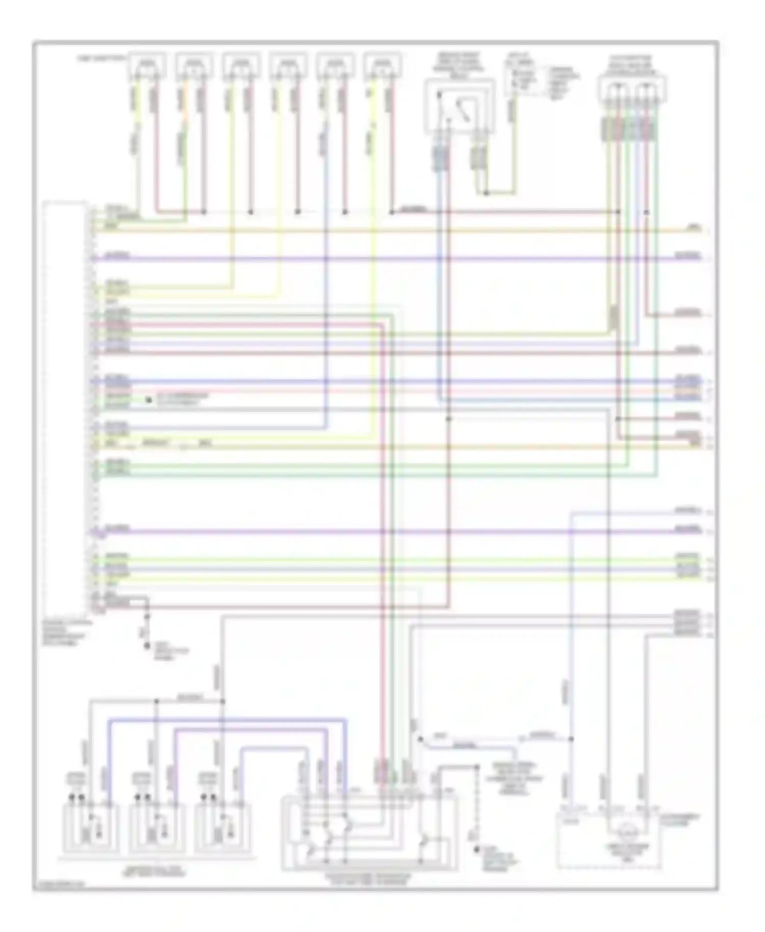 Montero Mitsubishi II (1991-2000): Wiring diagram engine performance 3.5ls, federal (1 of 3)