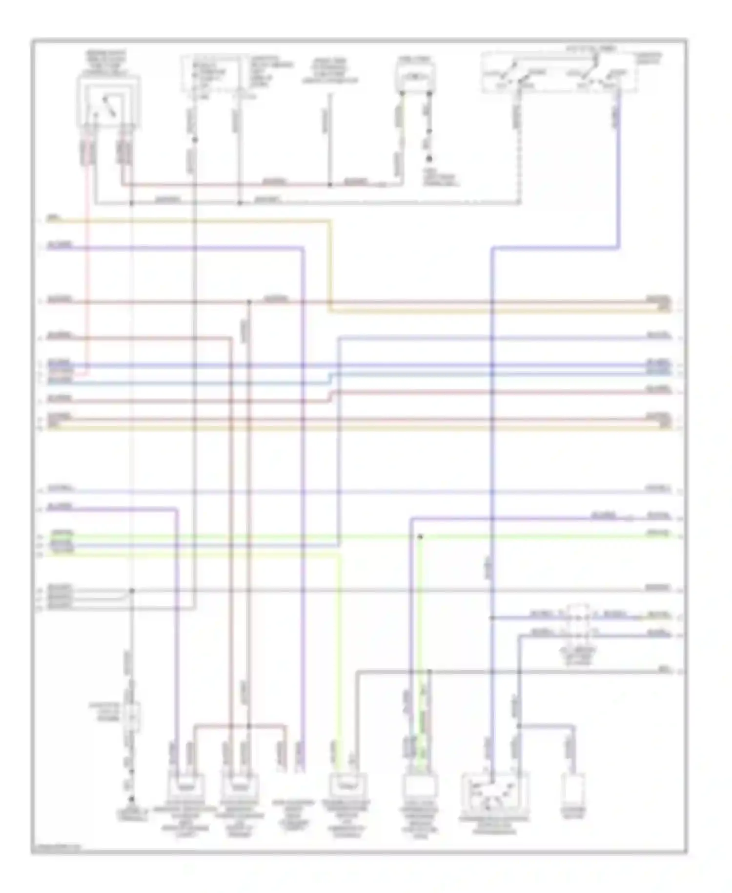 Montero Mitsubishi II (1991-2000): Wiring diagram engine performance 3.5ls, federal (2 of 3)