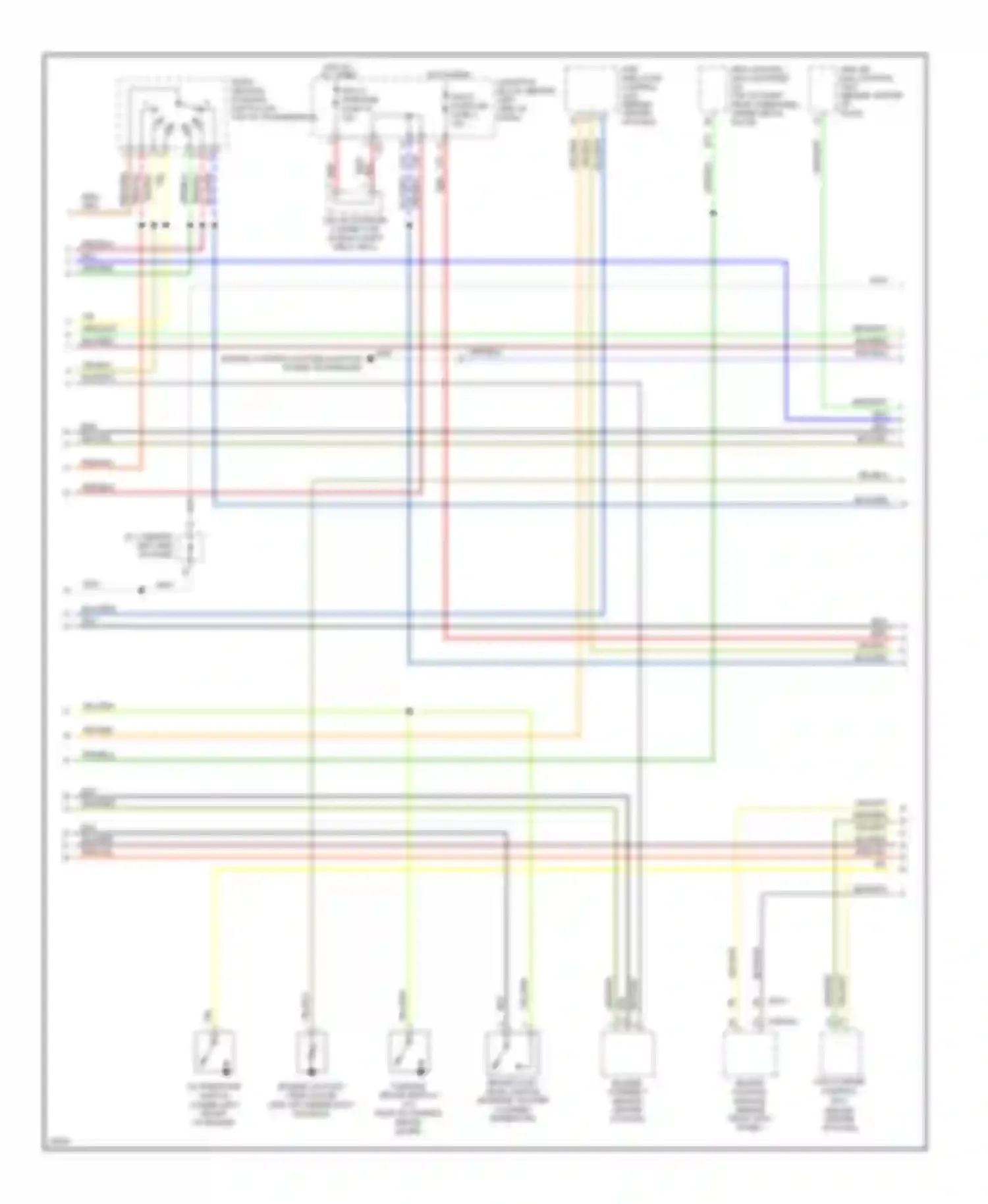 Wiring diagram 1998-99 for Mitsubishi Montero II (1991-2000) (5 of 5)