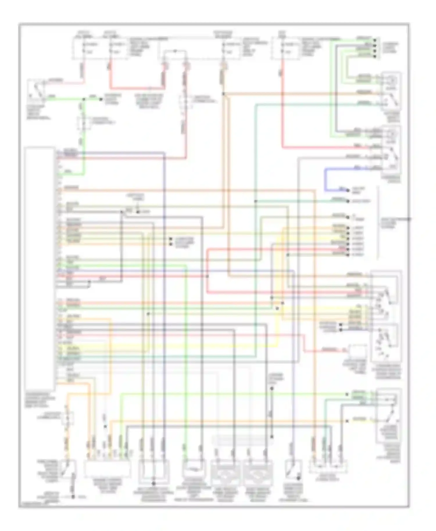Wiring diagram c-54 for Mitsubishi Montero II (1991-2000) (1 of 1)