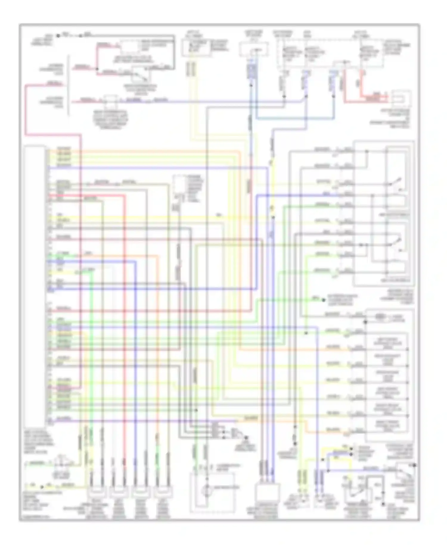 Wiring diagram grn/wht for Mitsubishi Montero II (1991-2000) (2 of 30)