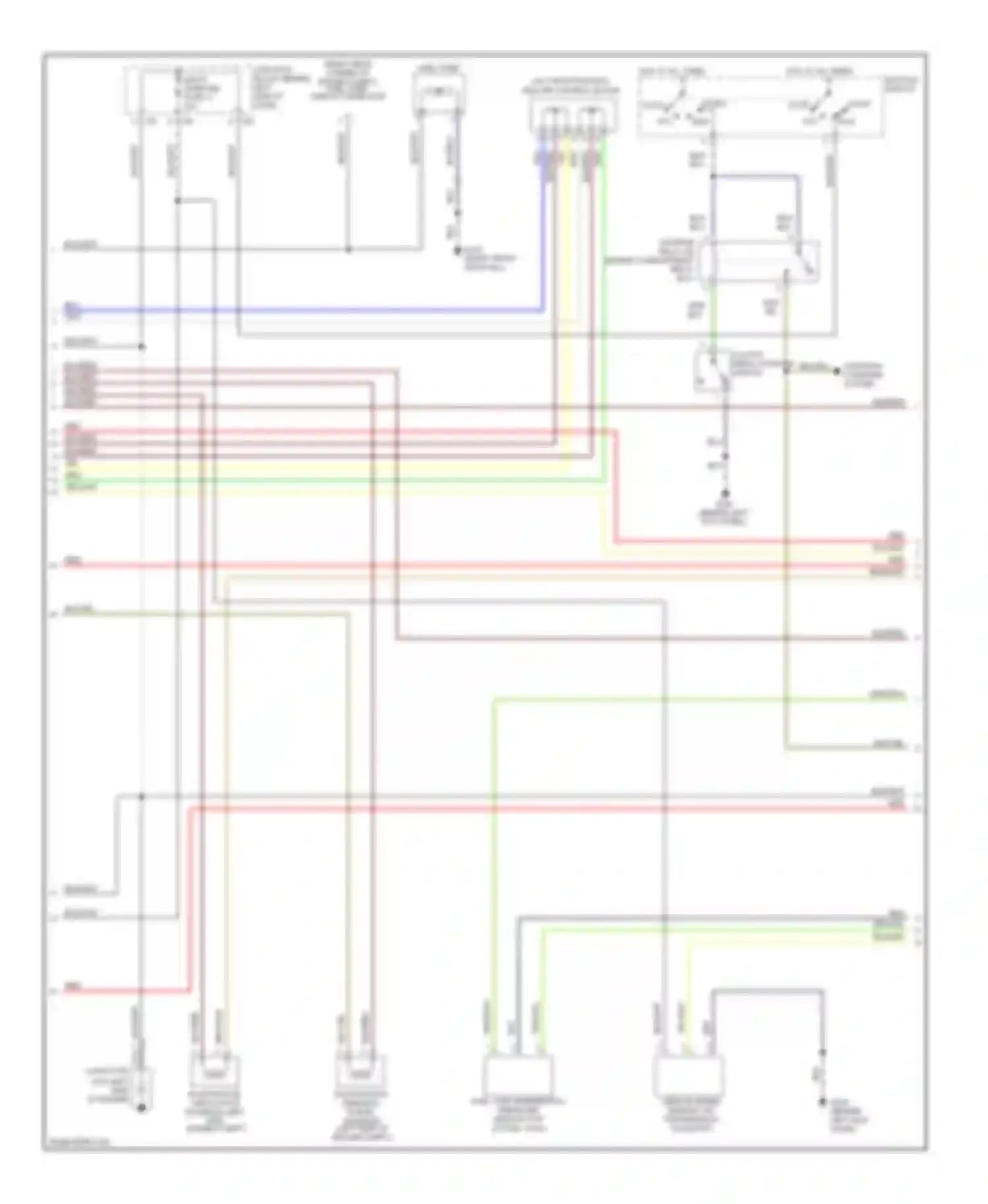 Wiring diagram multi- purpose fuse 11 for Mitsubishi Montero II (1991-2000) (22 of 22)