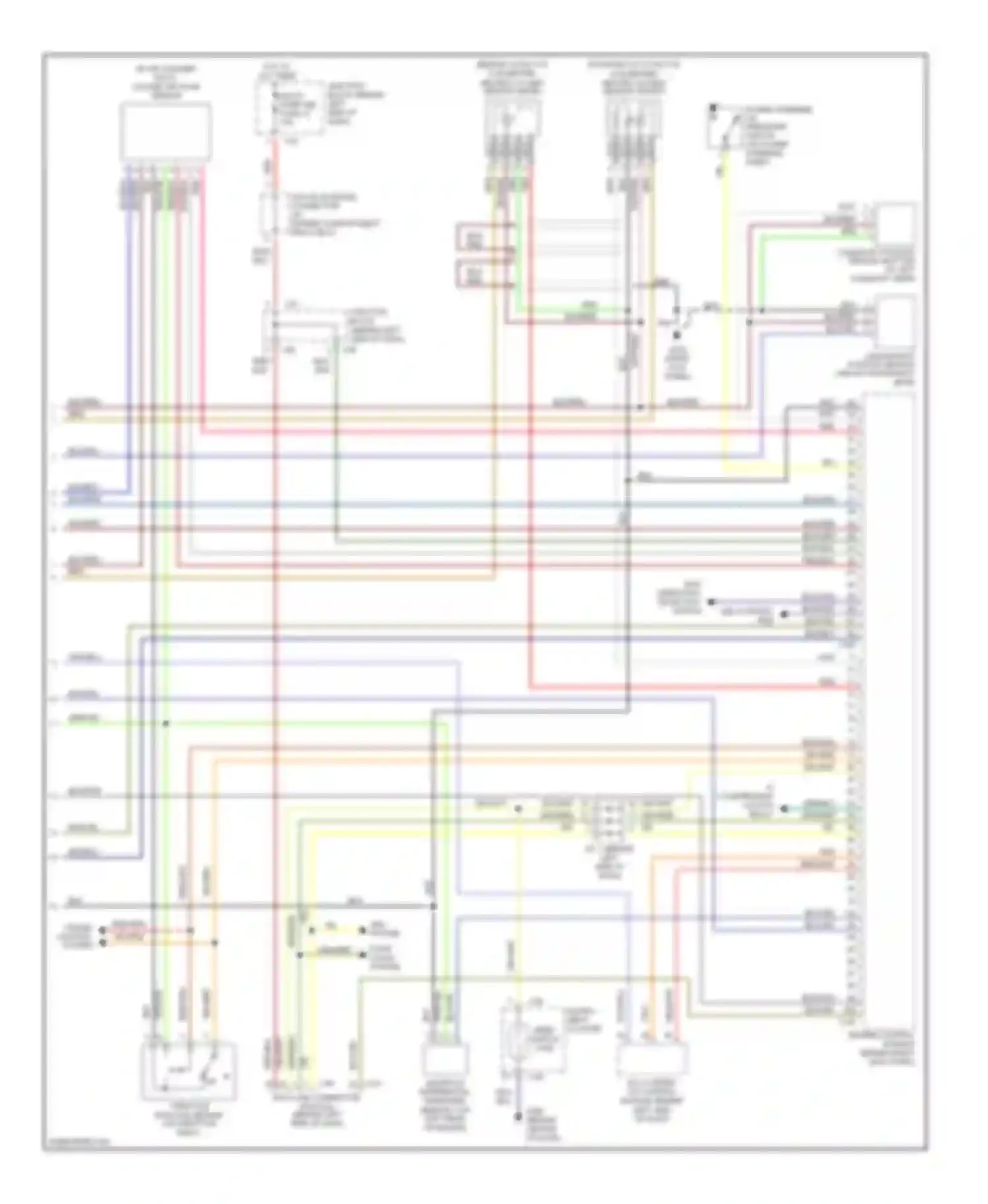 Wiring diagram red for Mitsubishi Montero II (1991-2000) (10 of 54)