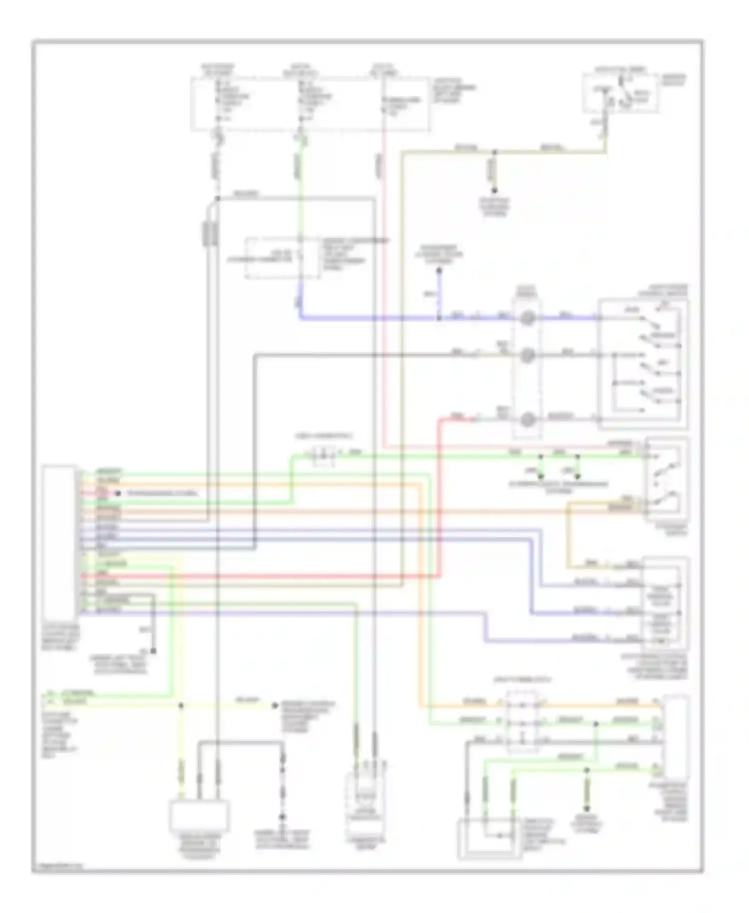 Montero Mitsubishi III (1999-2006): Cruise control circuit