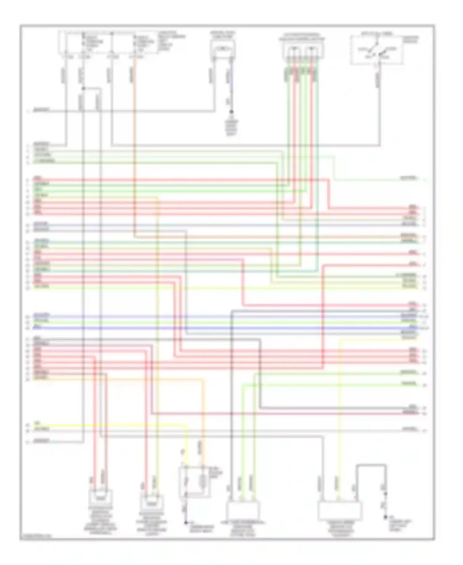 Montero Mitsubishi III (1999-2006): Wiring diagram engine performance 3.5l (2 of 4)