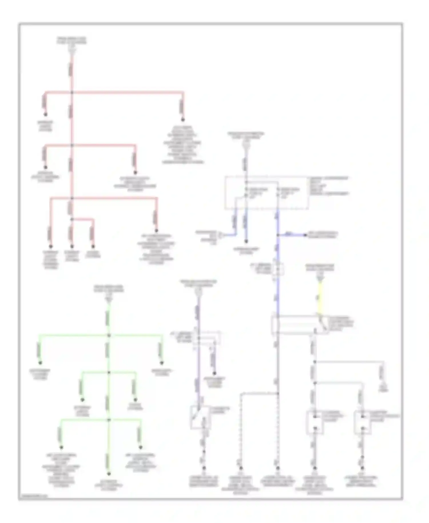 Montero Mitsubishi III (1999-2006): Power distribution circuit (3 of 3)