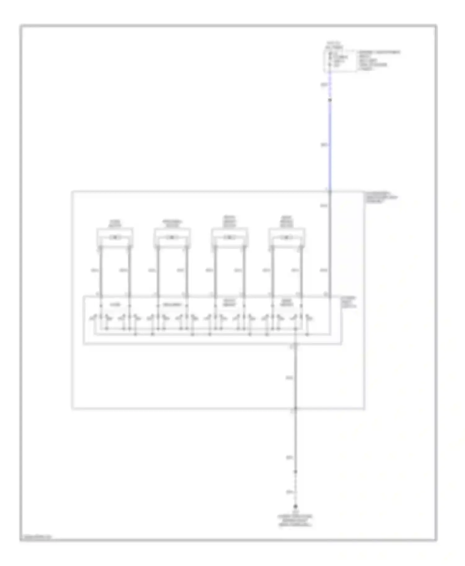 Montero Mitsubishi III (1999-2006): Passenger"s power seat circuit
