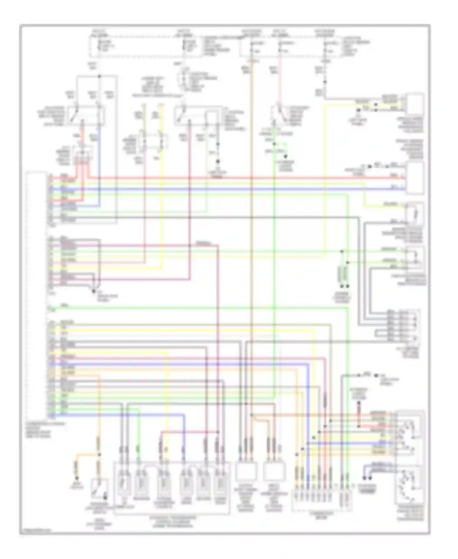 Wiring diagram blk for Mitsubishi Montero III (1999-2006) (52 of 82)