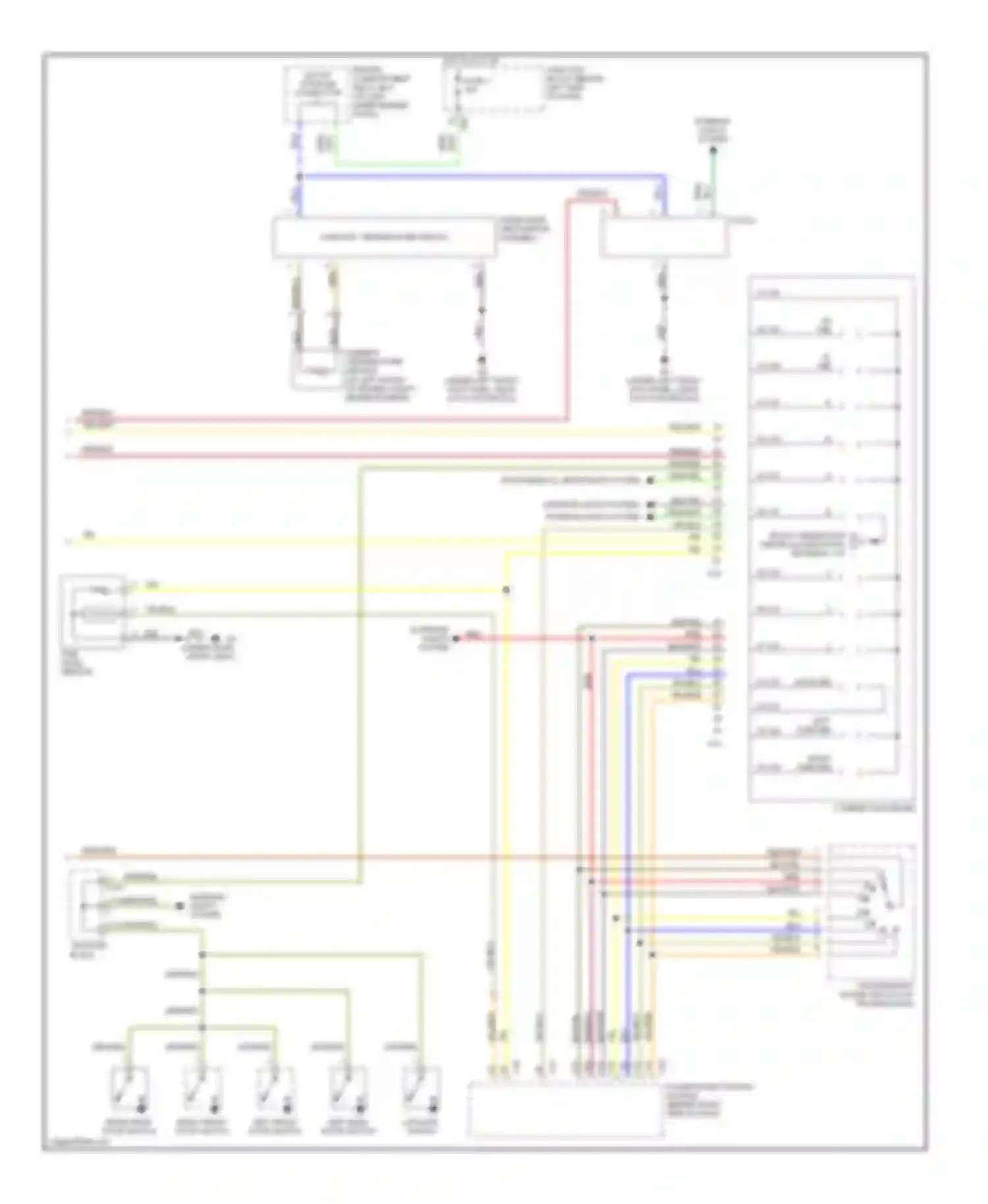 Wiring diagram combination meter for Mitsubishi Montero III (1999-2006) (8 of 24)