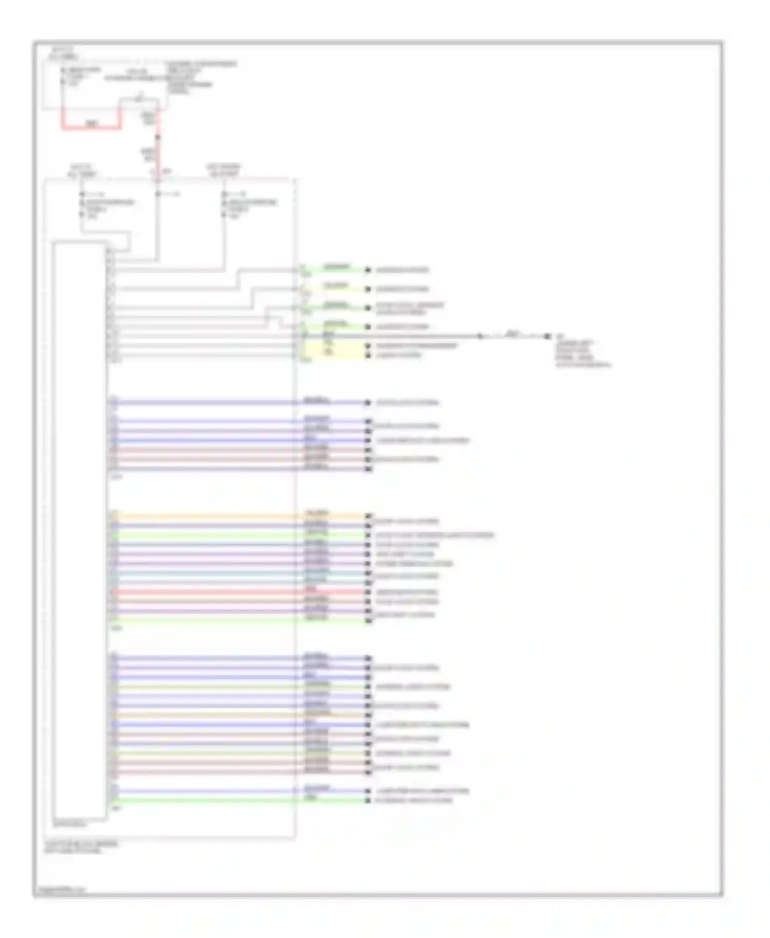 Wiring diagram grn/red for Mitsubishi Montero III (1999-2006) (12 of 36)