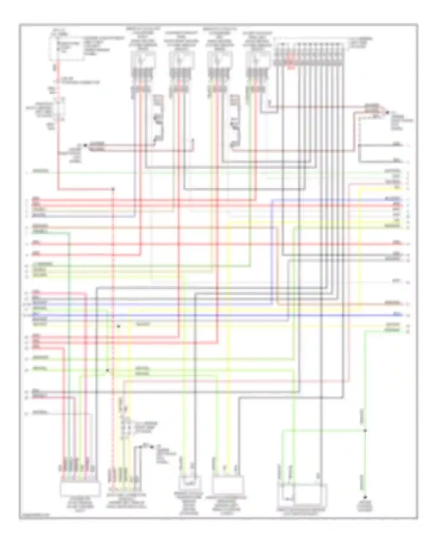 Wiring diagram grn/wht for Mitsubishi Montero III (1999-2006) (49 of 51)