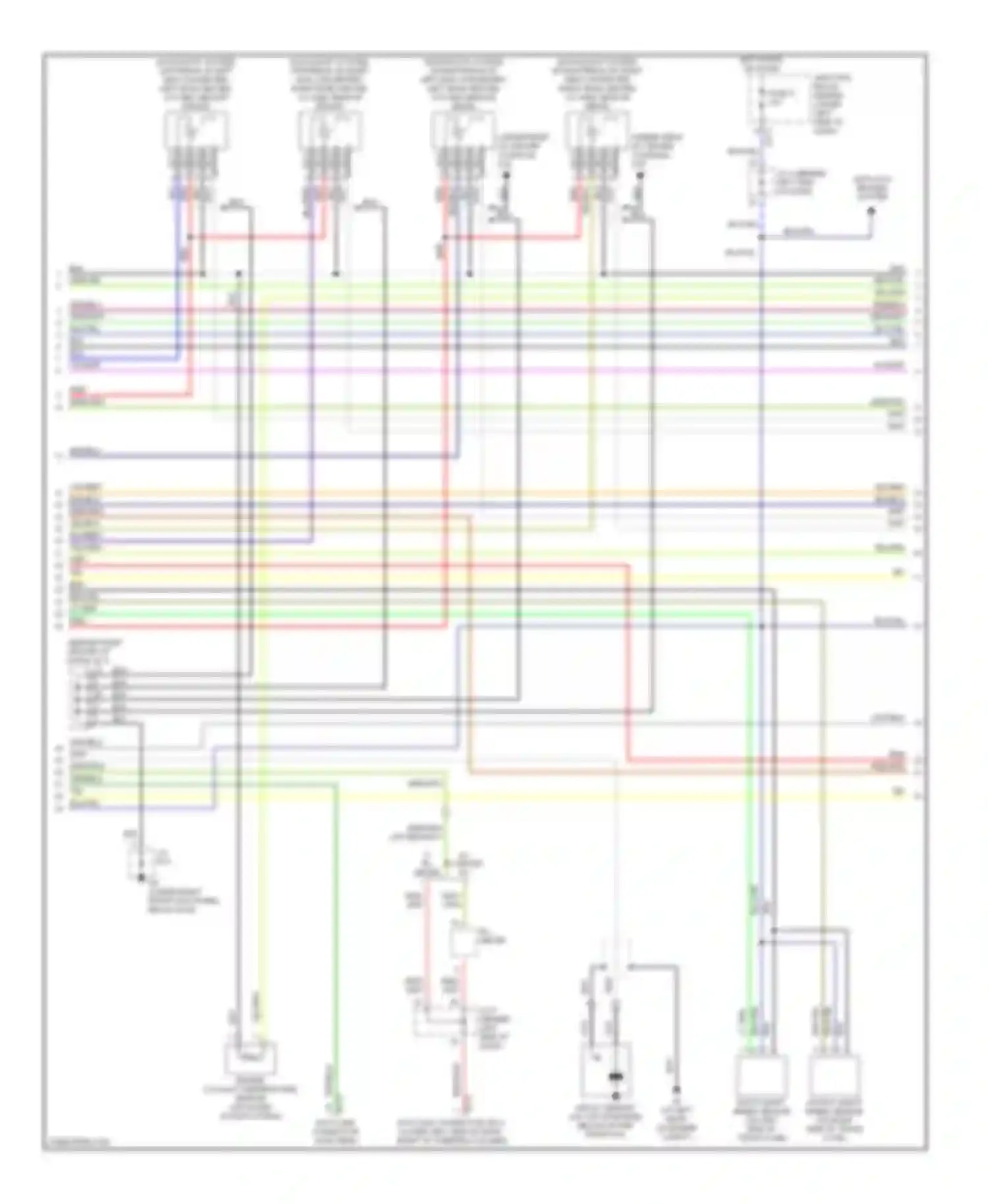 Wiring diagram red for Mitsubishi Montero III (1999-2006) (29 of 71)