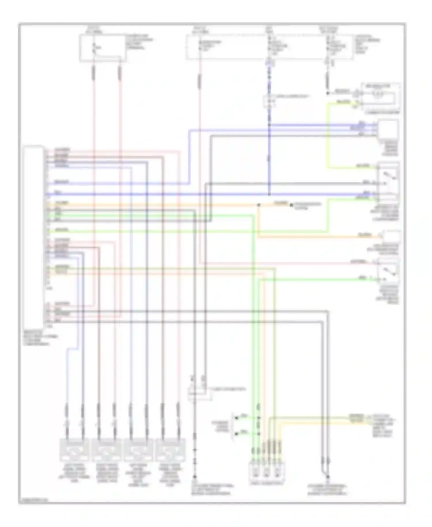 Wiring diagram transmissions system for Mitsubishi Montero III (1999-2006) (3 of 9)