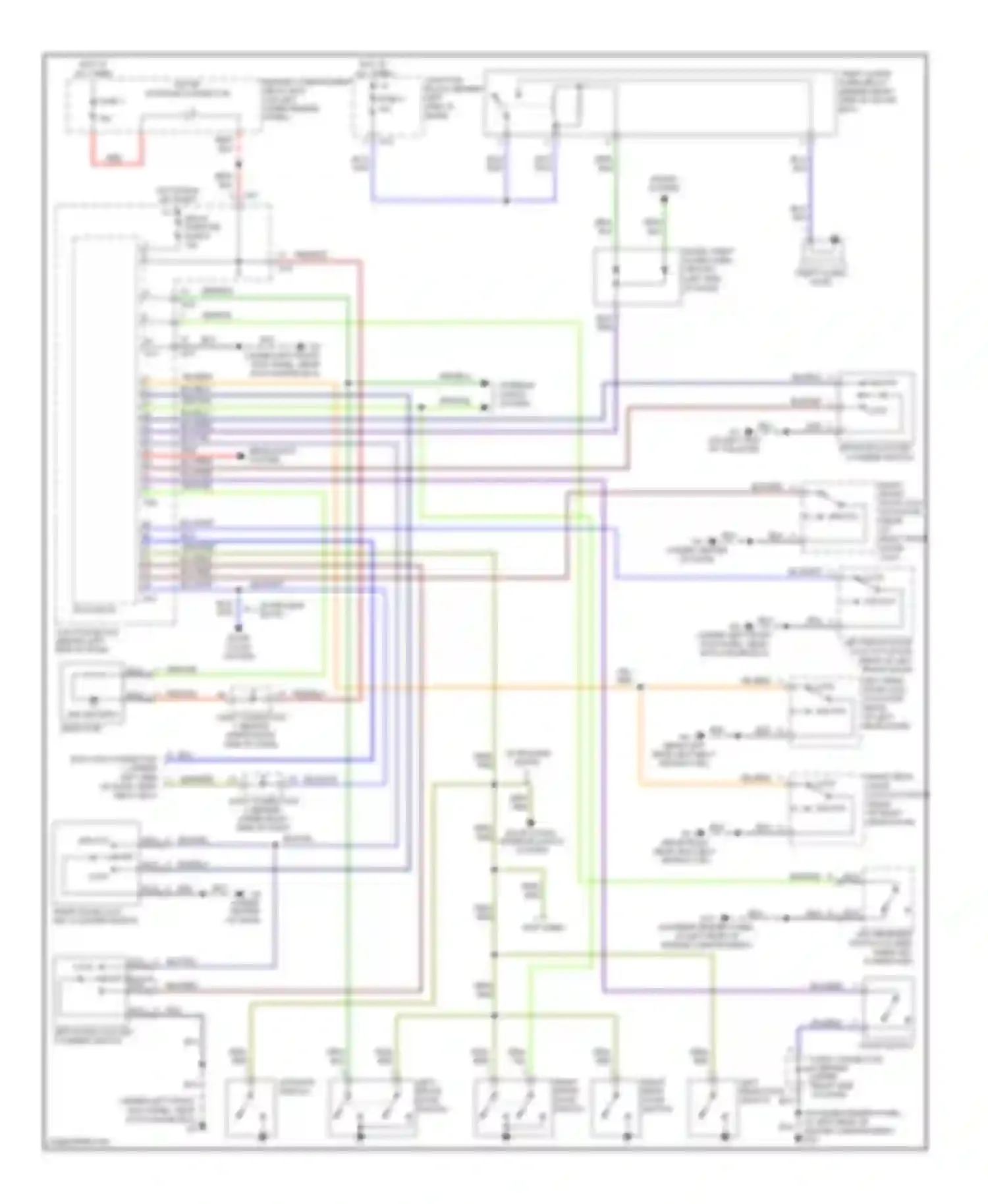 Wiring diagram wht for Mitsubishi Montero III (1999-2006) (16 of 51)