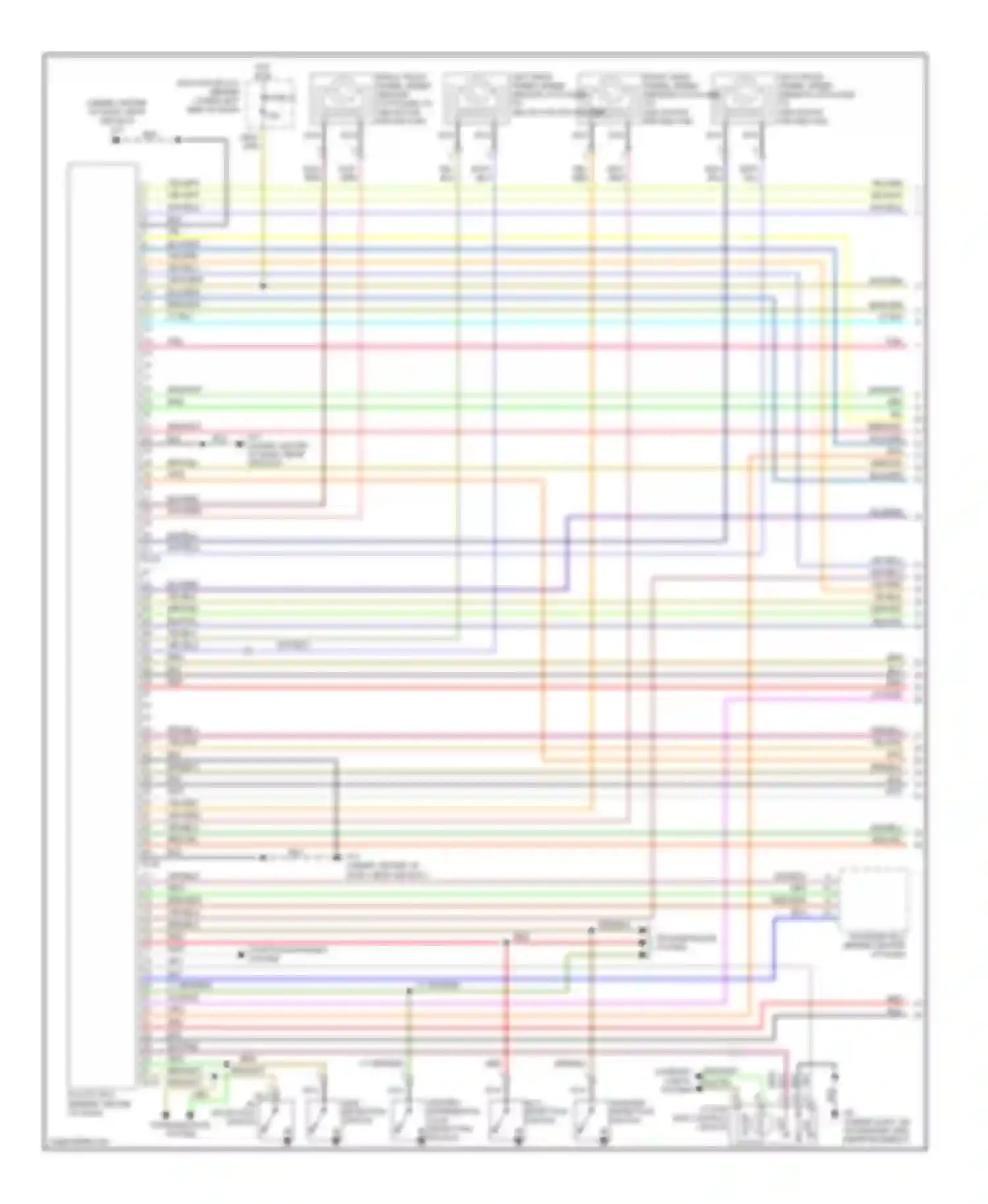 Wiring diagram yel for Mitsubishi Montero III (1999-2006) (11 of 52)