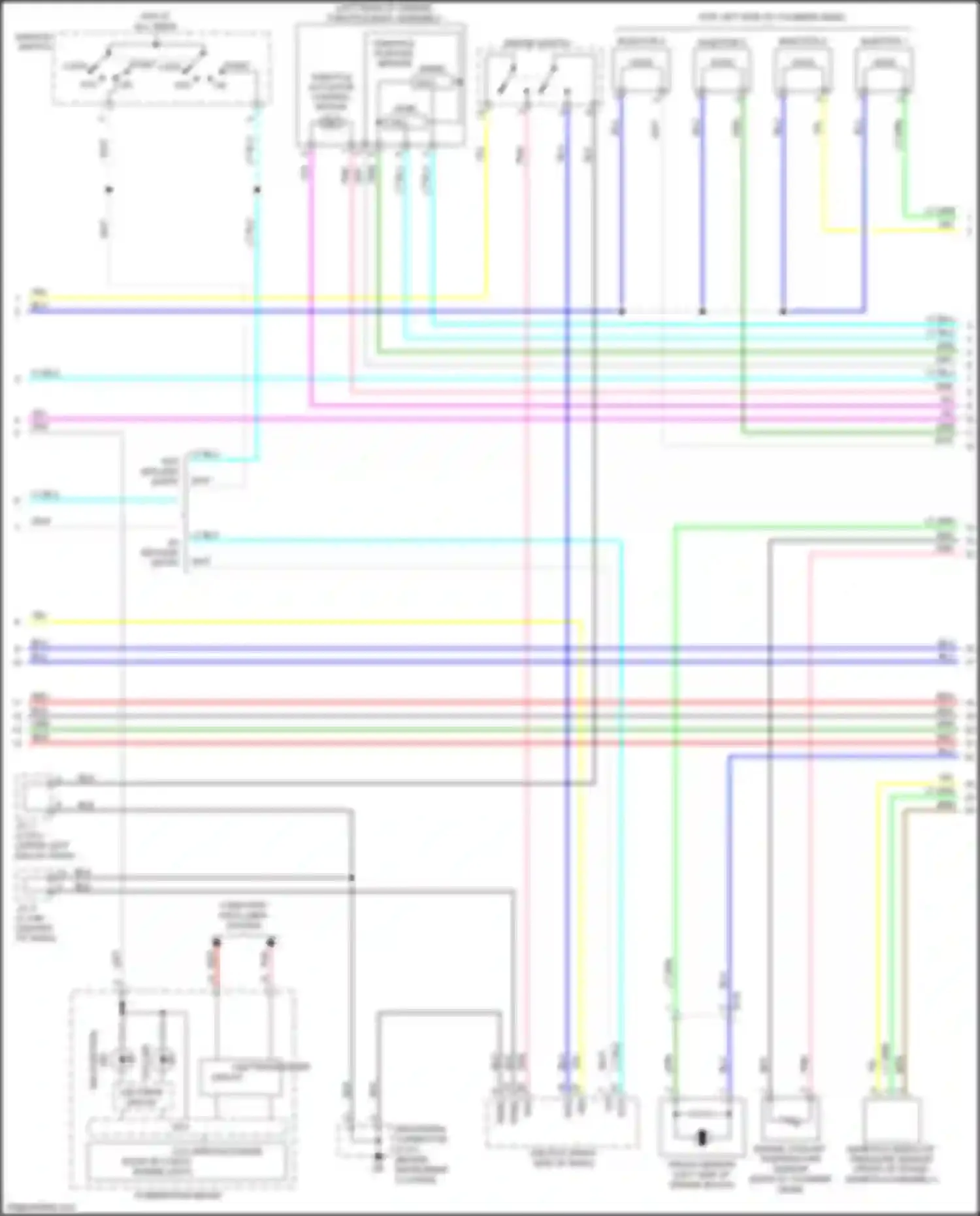 Outlander Sport Mitsubishi I facelift 2 (2015-2019): Wiring diagram engine performance 2.4l (3 of 4)