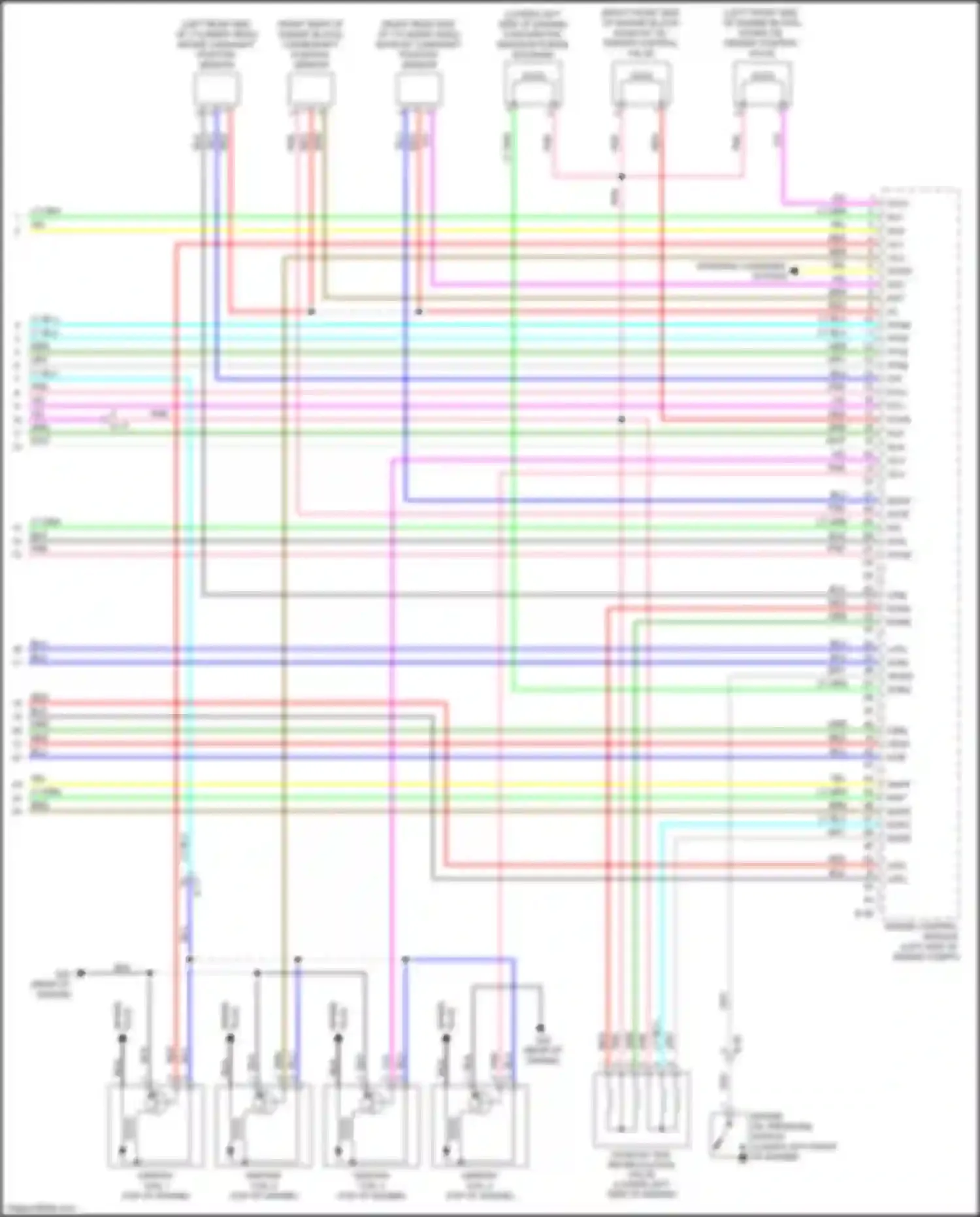 Outlander Sport Mitsubishi I facelift 2 (2015-2019): Wiring diagram engine performance 2.4l (4 of 4)