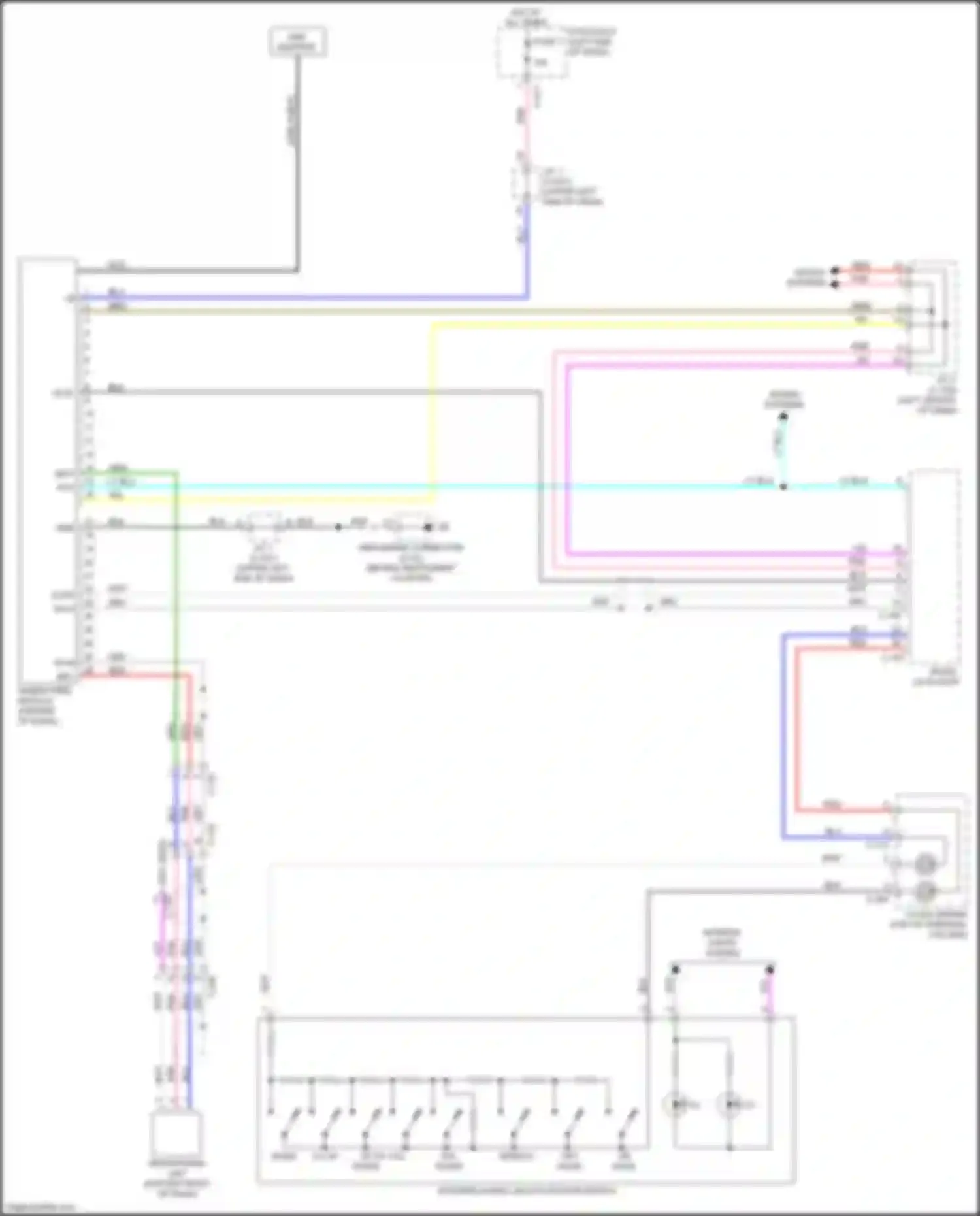 Wiring diagram c-105 for Mitsubishi Outlander Sport I facelift 2 (2015-2019) (1 of 3)