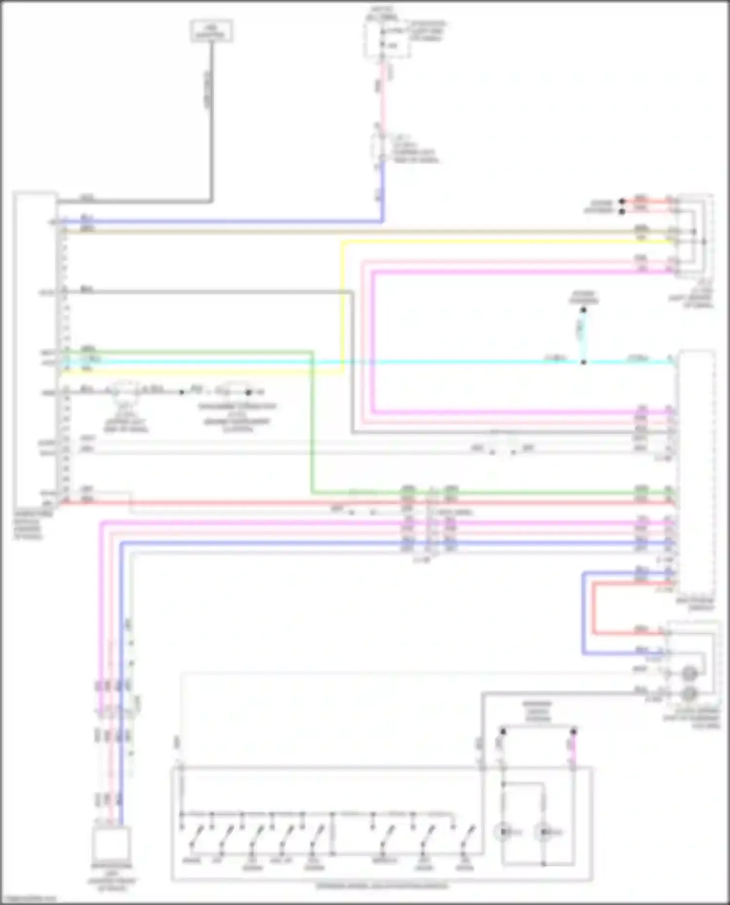 Wiring diagram c-138 for Mitsubishi Outlander Sport I facelift 2 (2015-2019) (1 of 7)