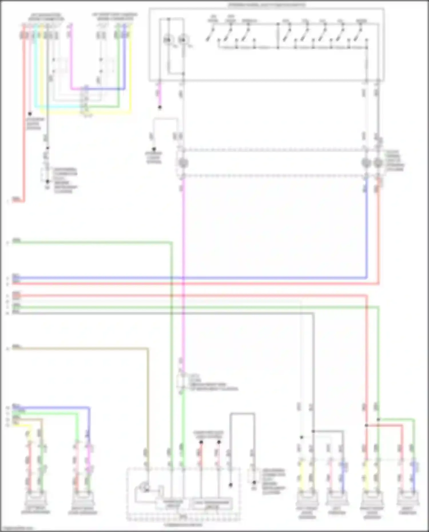 Wiring diagram clock- spring for Mitsubishi Outlander Sport I facelift 2 (2015-2019) (5 of 12)