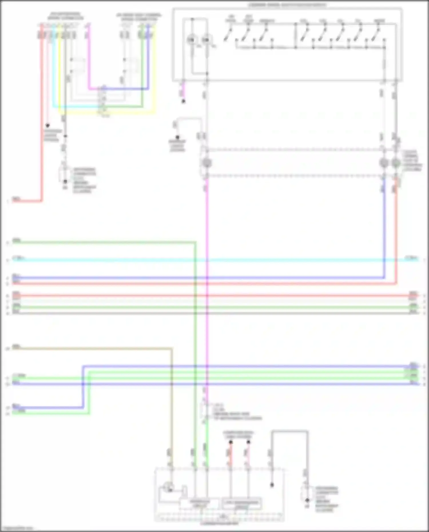 Wiring diagram clock- spring for Mitsubishi Outlander Sport I facelift 2 (2015-2019) (4 of 12)