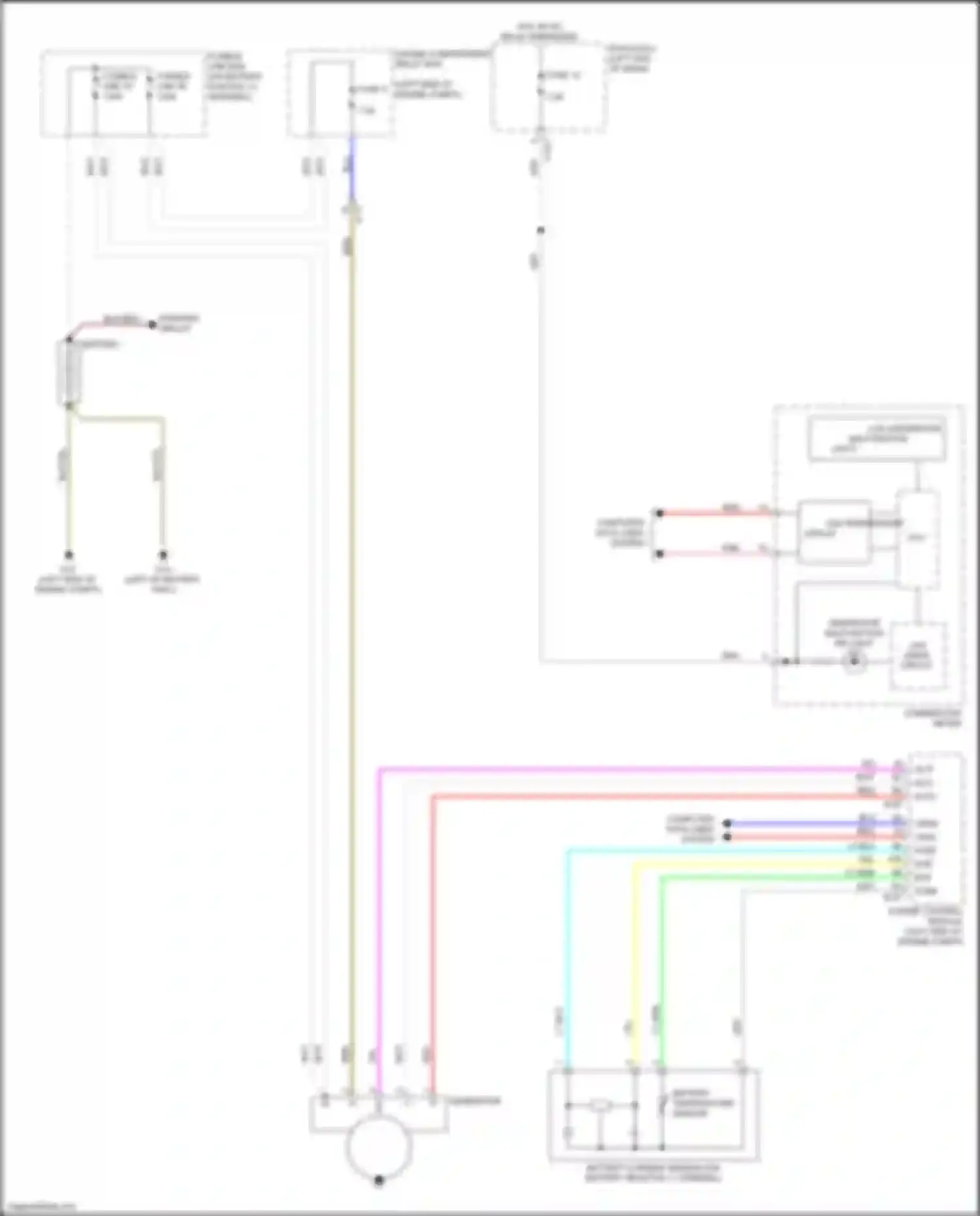 Wiring diagram computer data lines system for Mitsubishi Outlander Sport I facelift 2 (2015-2019) (3 of 55)
