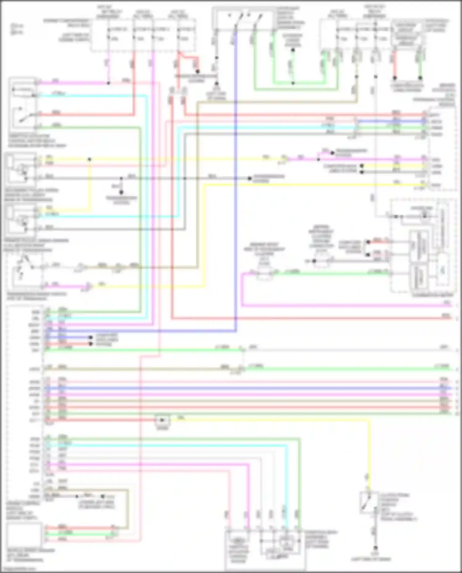 Wiring diagram computer data lines system for Mitsubishi Outlander Sport I facelift 2 (2015-2019) (42 of 55)