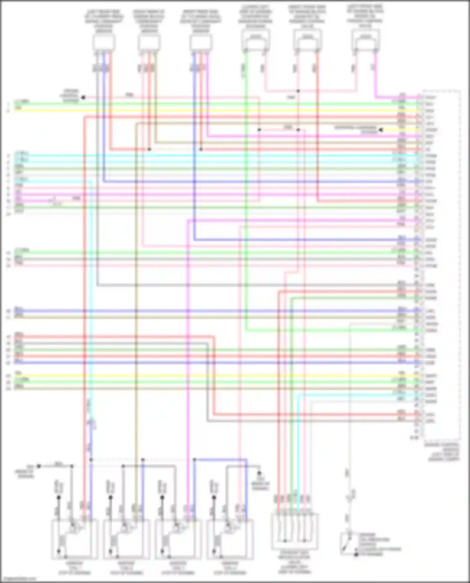 Wiring diagram crankshaft position sensor for Mitsubishi Outlander Sport I facelift 2 (2015-2019) (1 of 2)