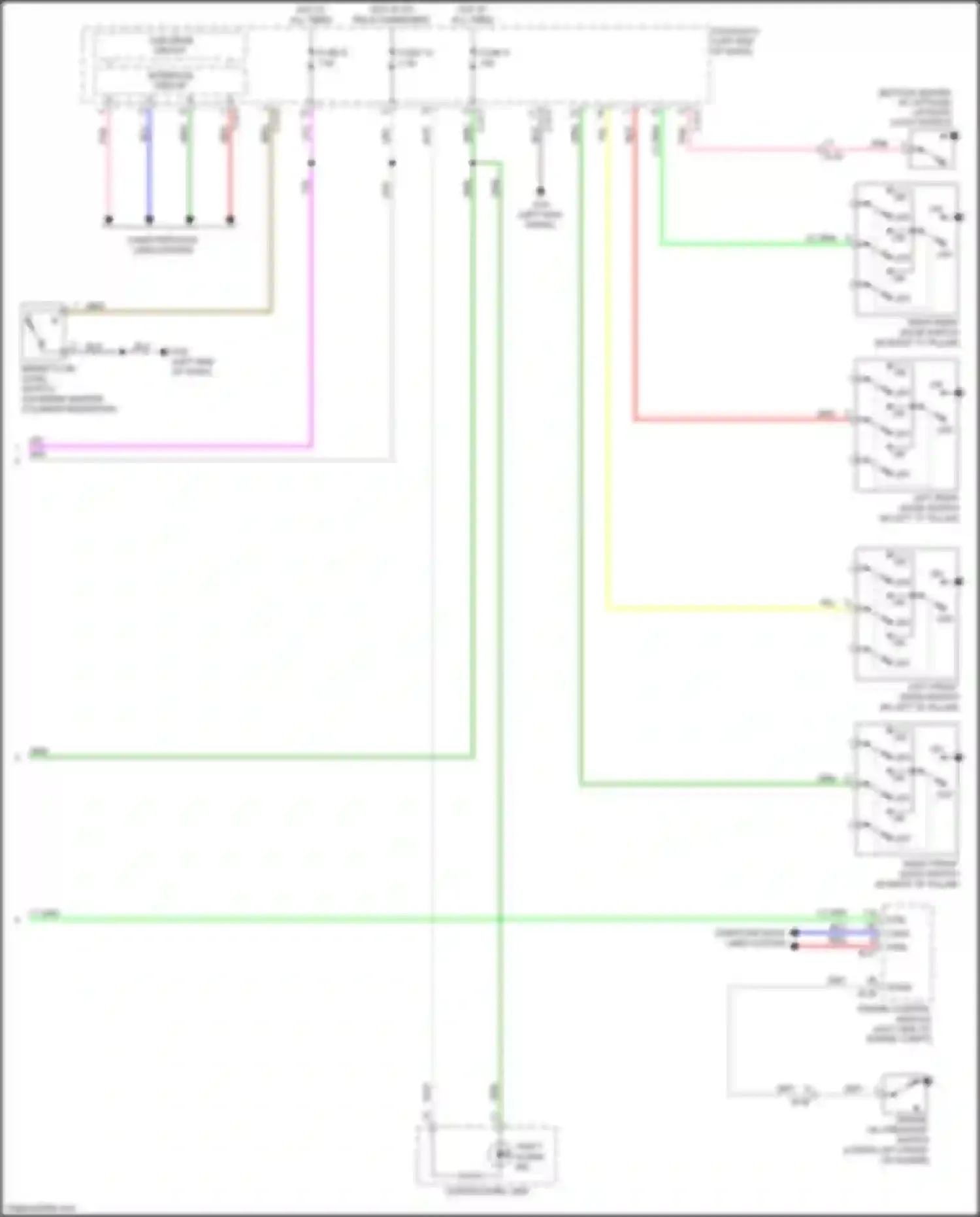 Wiring diagram fuse 12 for Mitsubishi Outlander Sport I facelift 2 (2015-2019) (18 of 32)