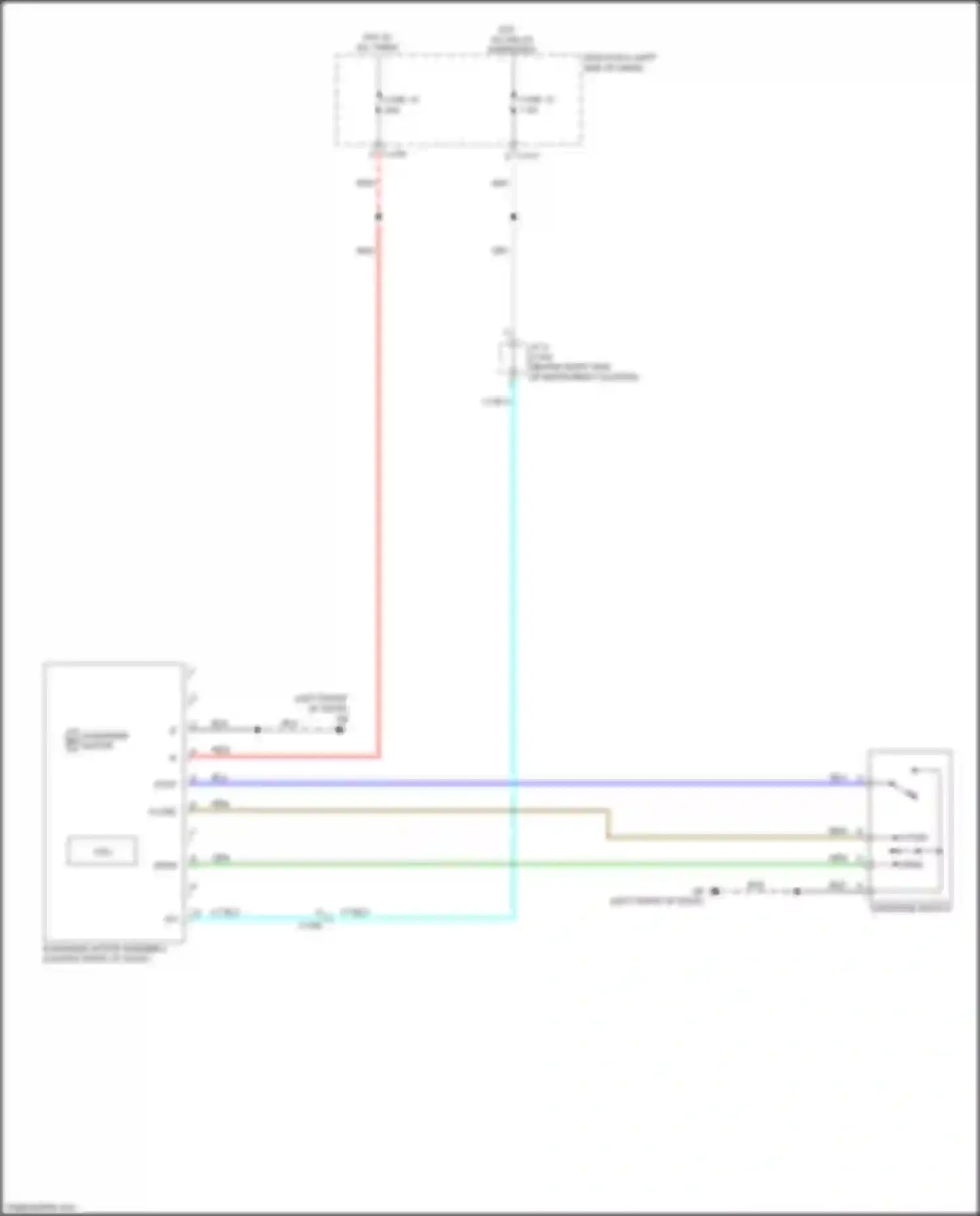 Wiring diagram fuse 12 for Mitsubishi Outlander Sport I facelift 2 (2015-2019) (7 of 32)