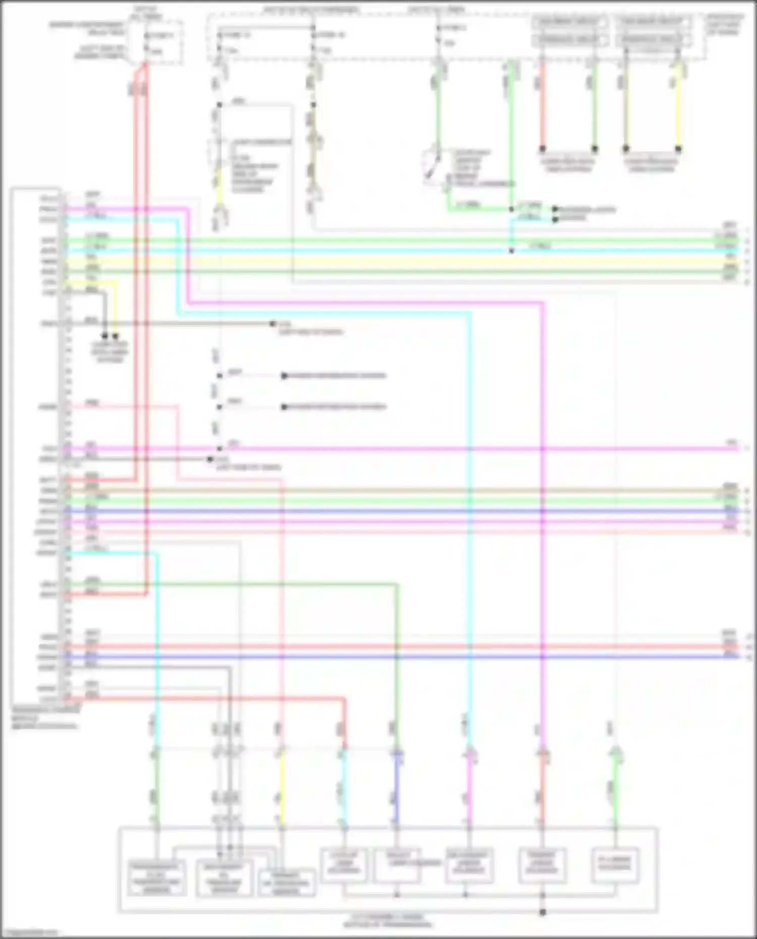 Wiring diagram fuse 2 for Mitsubishi Outlander Sport I facelift 2 (2015-2019) (11 of 14)